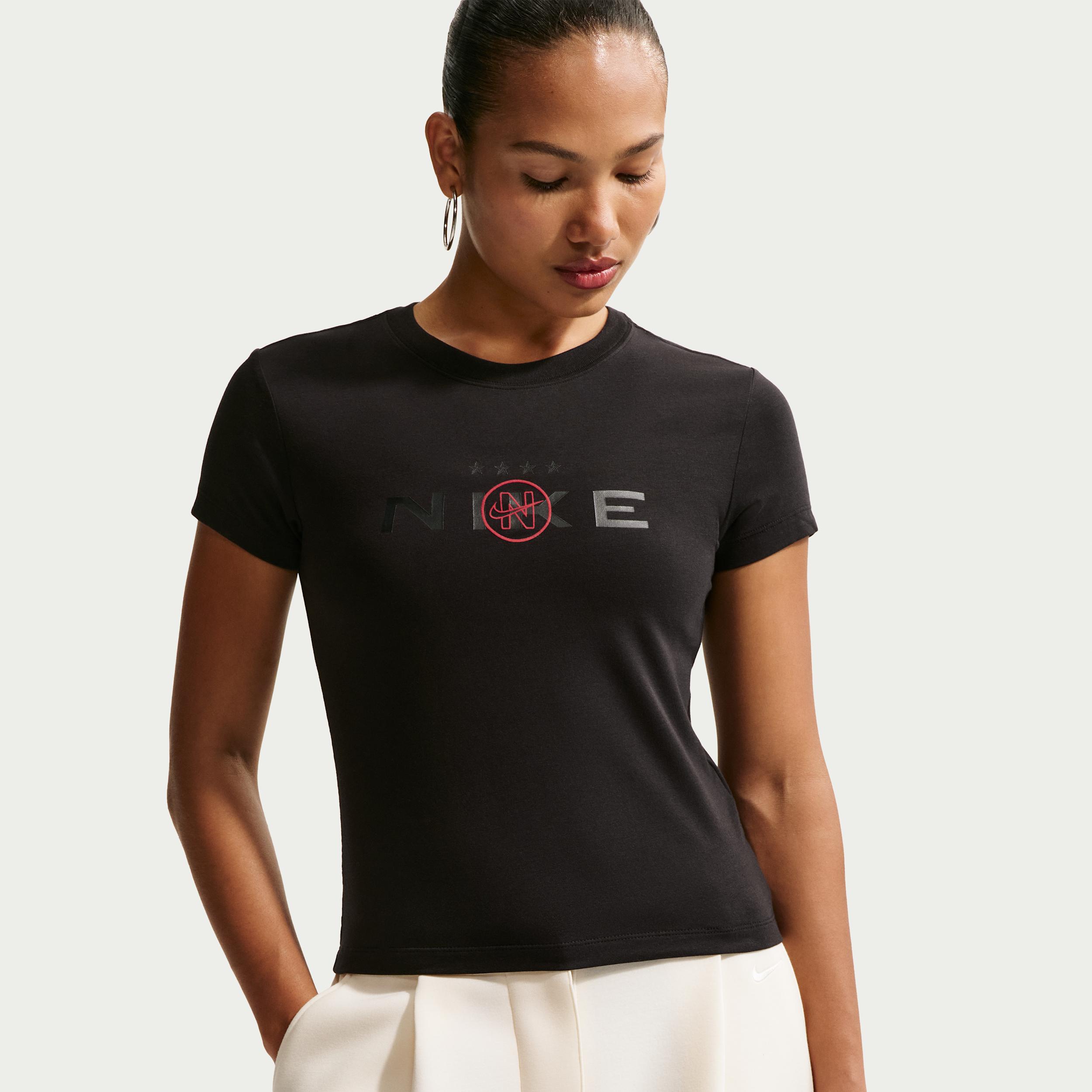 Women's Nike Sportswear Chill Knit Mod-Cropped T-Shirt by NIKE