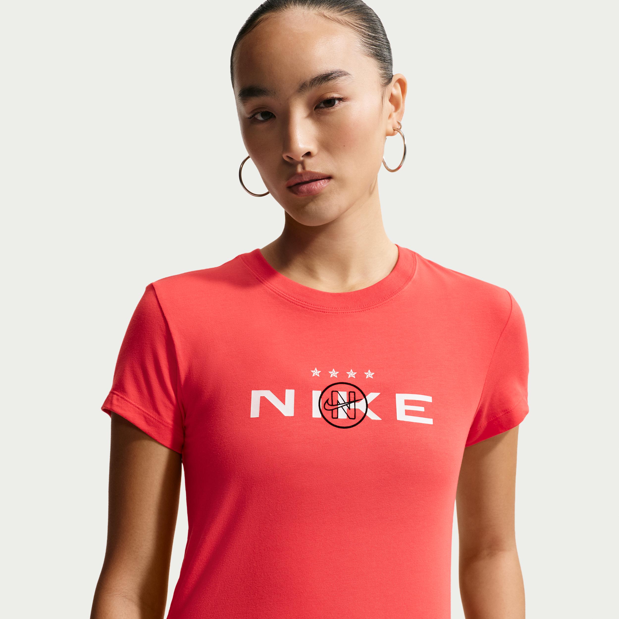 Women's Nike Sportswear Chill Knit Mod-Cropped T-Shirt by NIKE