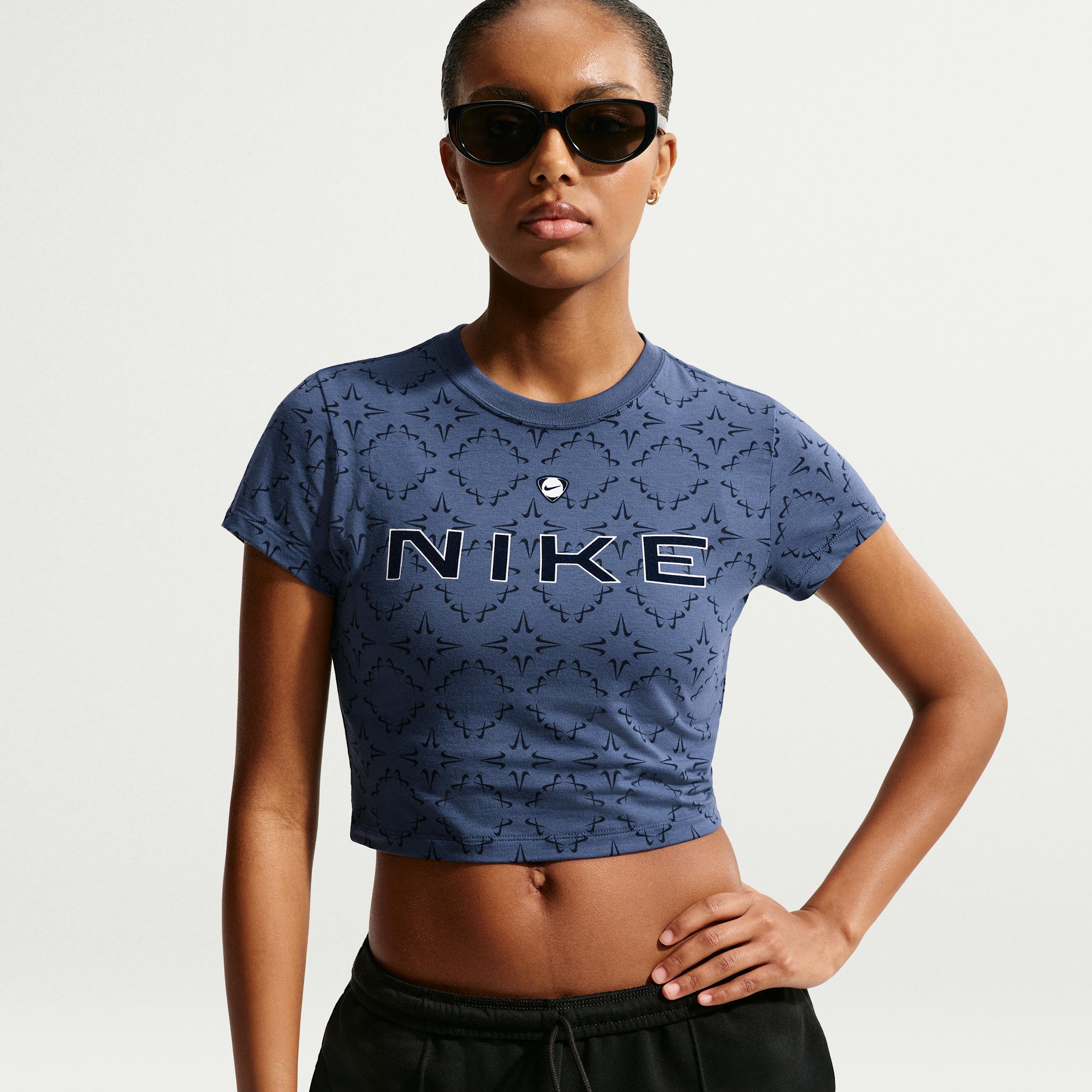 Women's Nike Sportswear Chill Knit Slim Cropped T-Shirt by NIKE