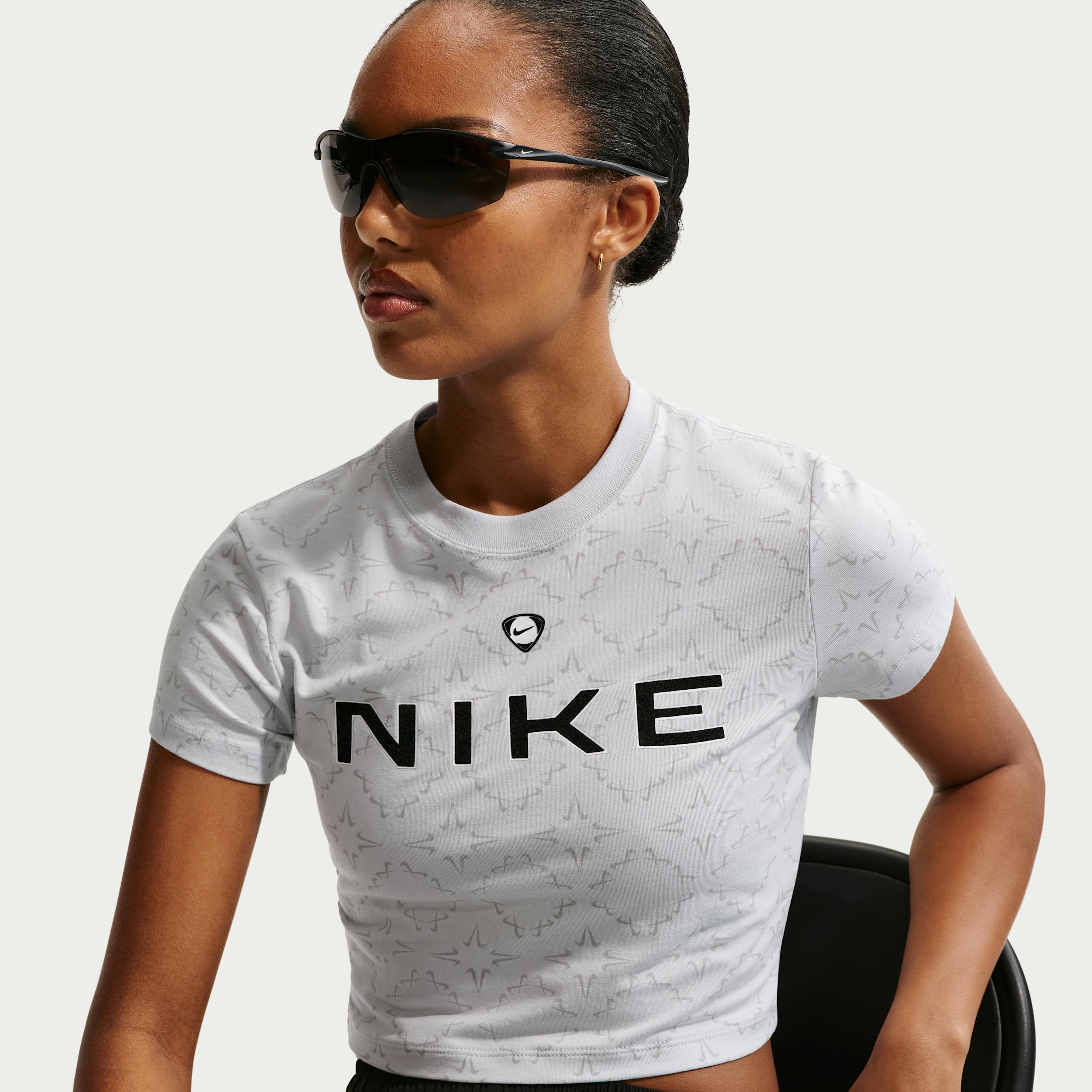 Women's Nike Sportswear Chill Knit Slim Cropped T-Shirt by NIKE