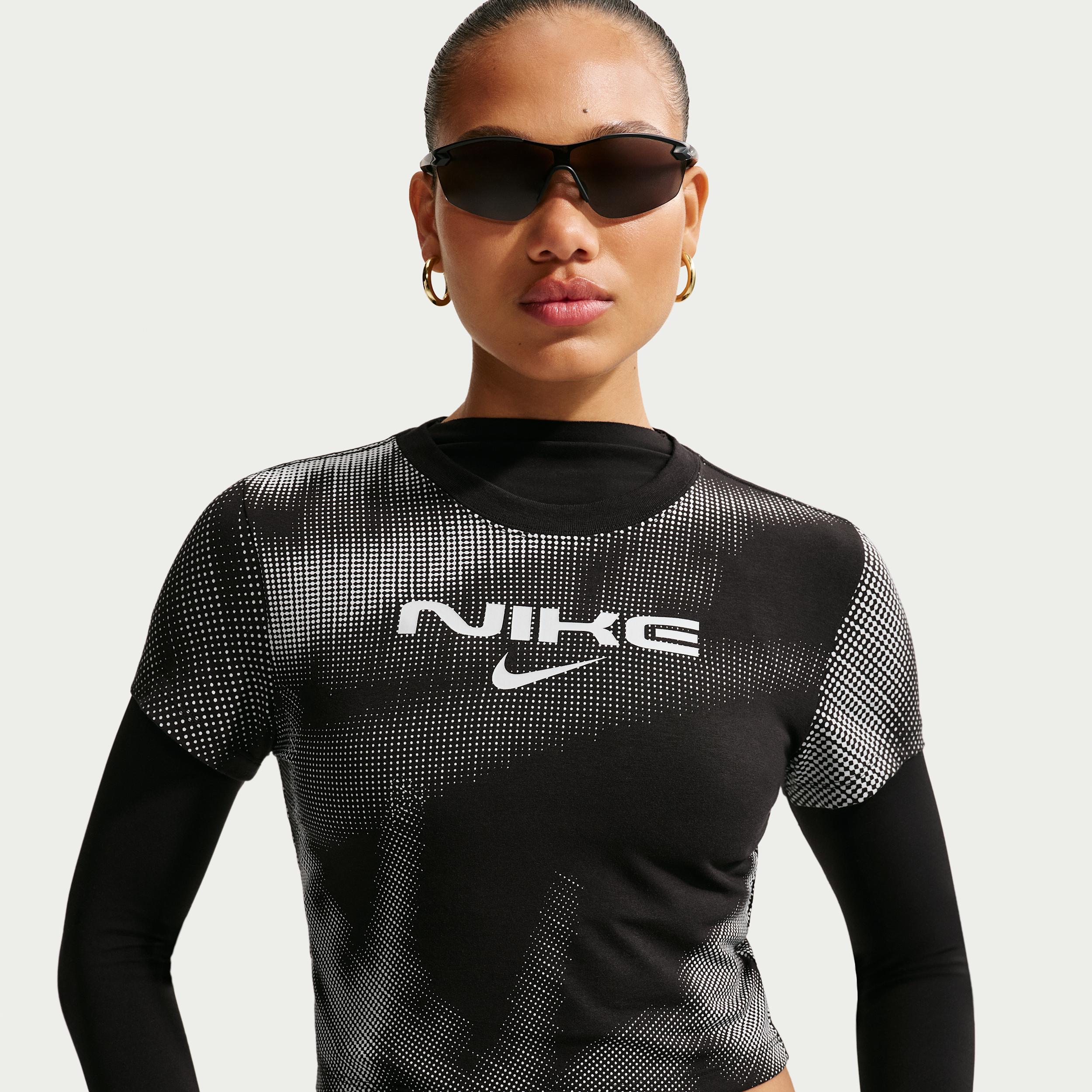 Women's Nike Sportswear Chill Knit Slim Cropped T-Shirt by NIKE