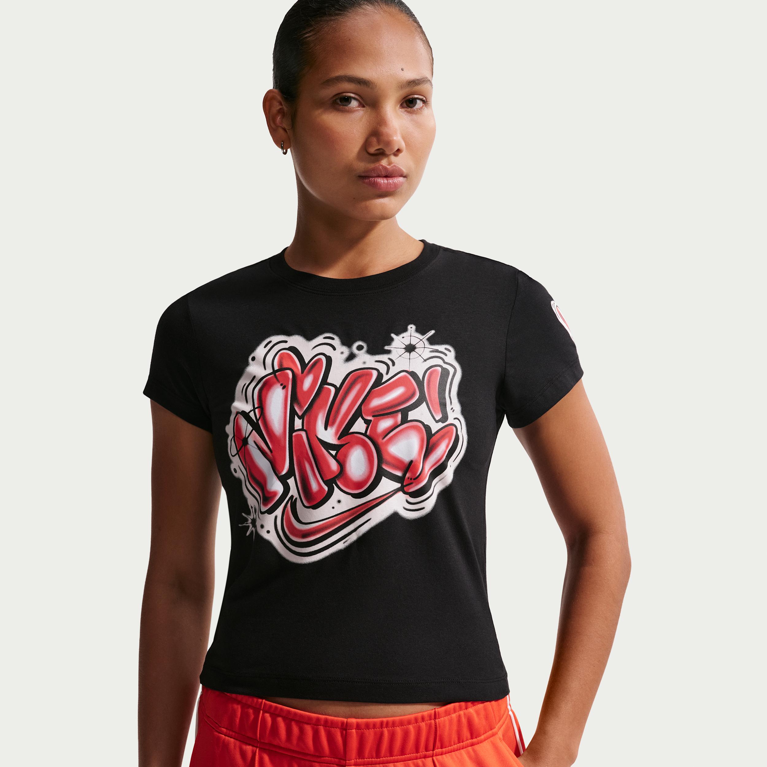 Women's Nike Sportswear Chill Knit Slim Cropped T-Shirt by NIKE