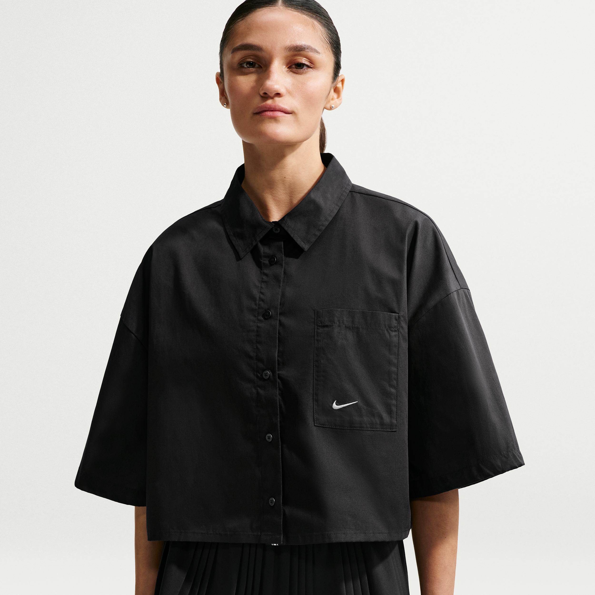 Women's Nike Sportswear Chill Poplin Oversized Top by NIKE