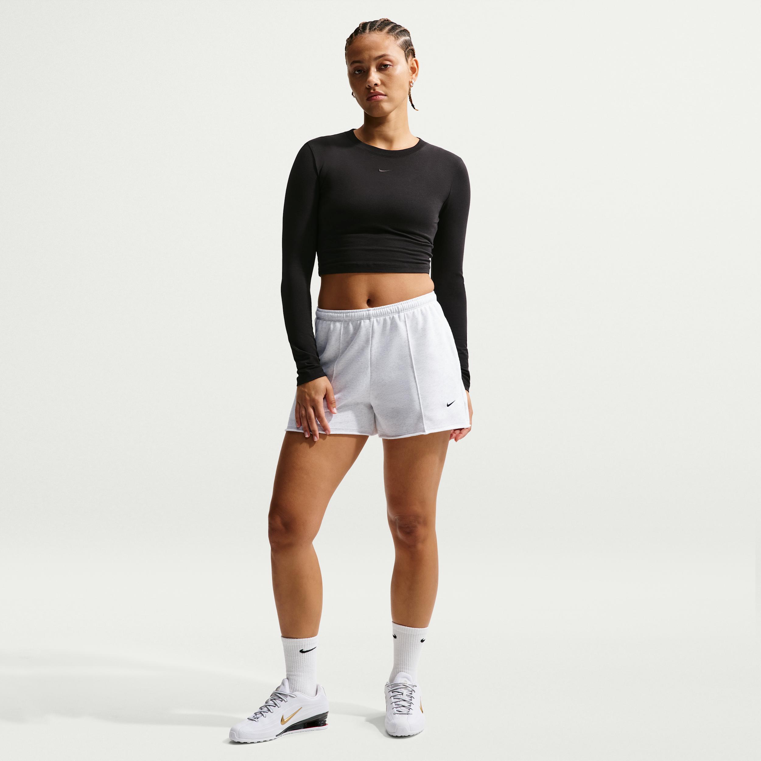 Women's Nike Sportswear Chill Terry Mid-Rise French Terry Shorts by NIKE