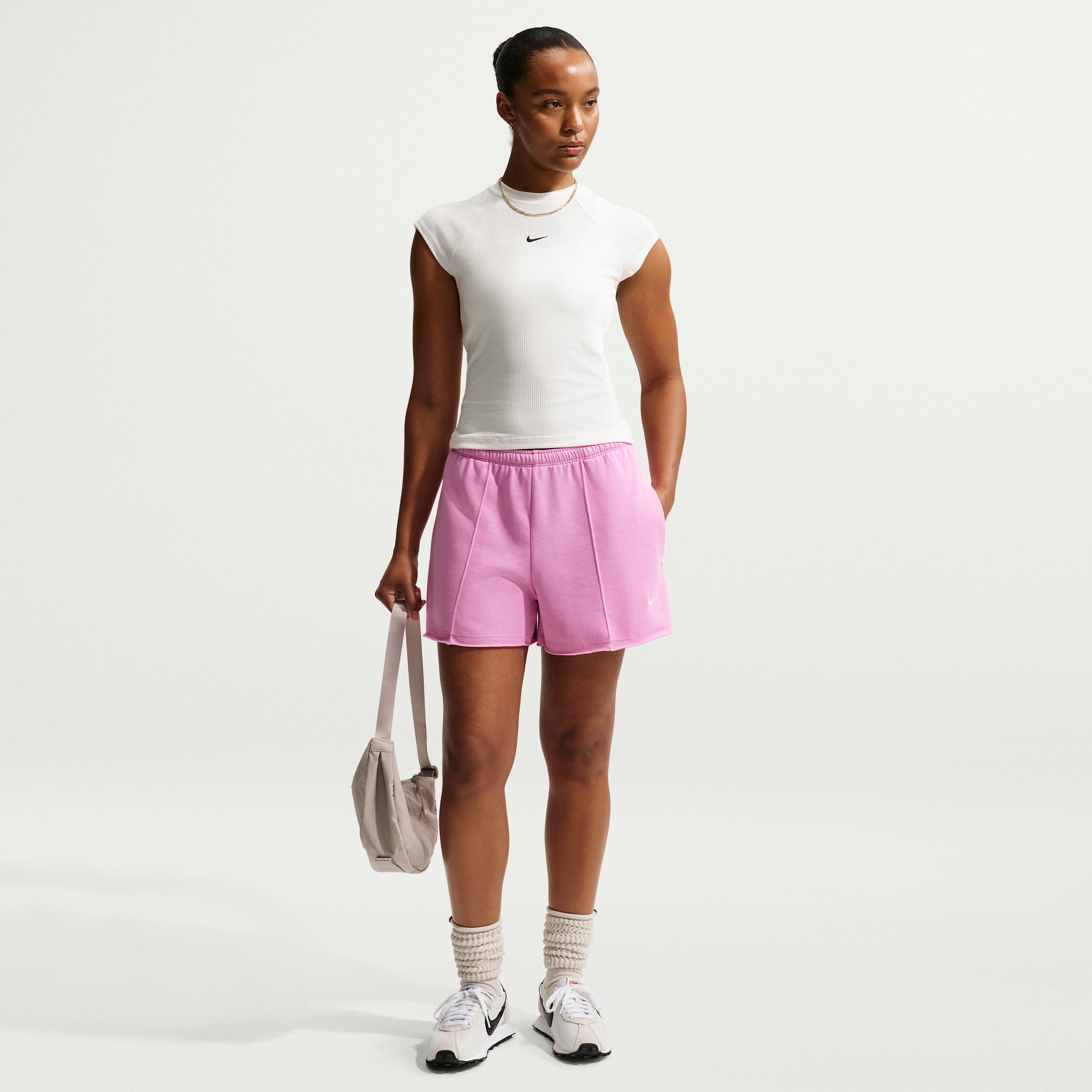 Women's Nike Sportswear Chill Terry Mid-Rise French Terry Shorts by NIKE