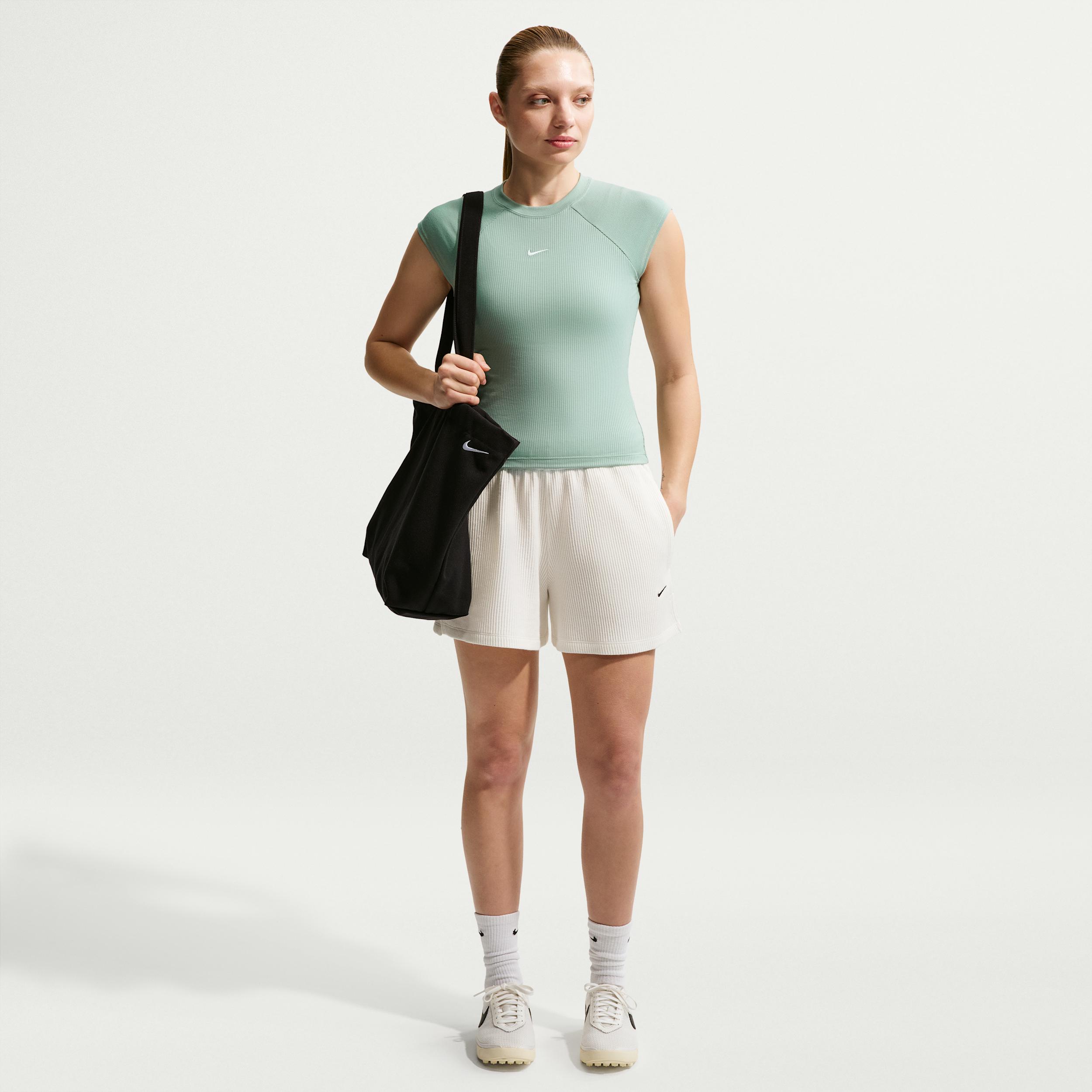 Women's Nike Sportswear Chill Waffle Loose Mid-Rise Shorts by NIKE