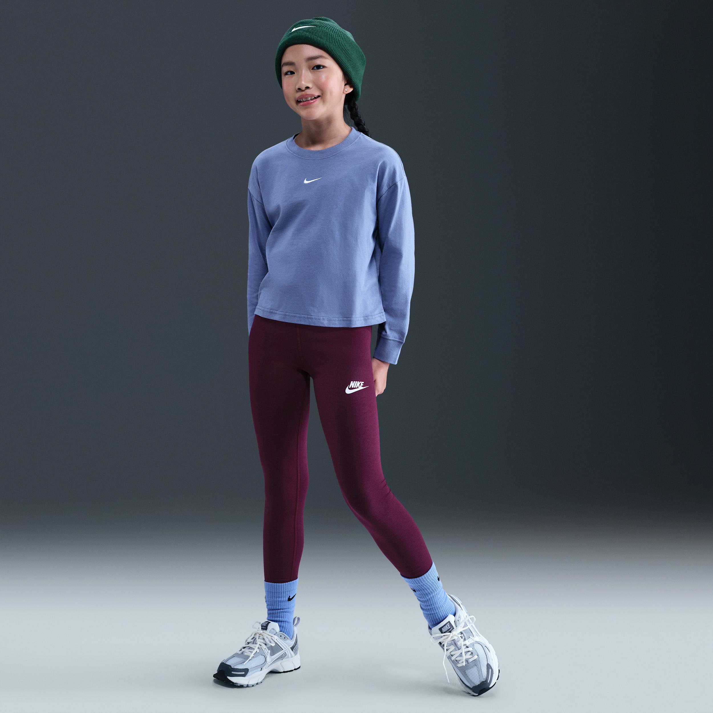 Women's Nike Sportswear Classic Girls' High-Waisted Leggings by NIKE