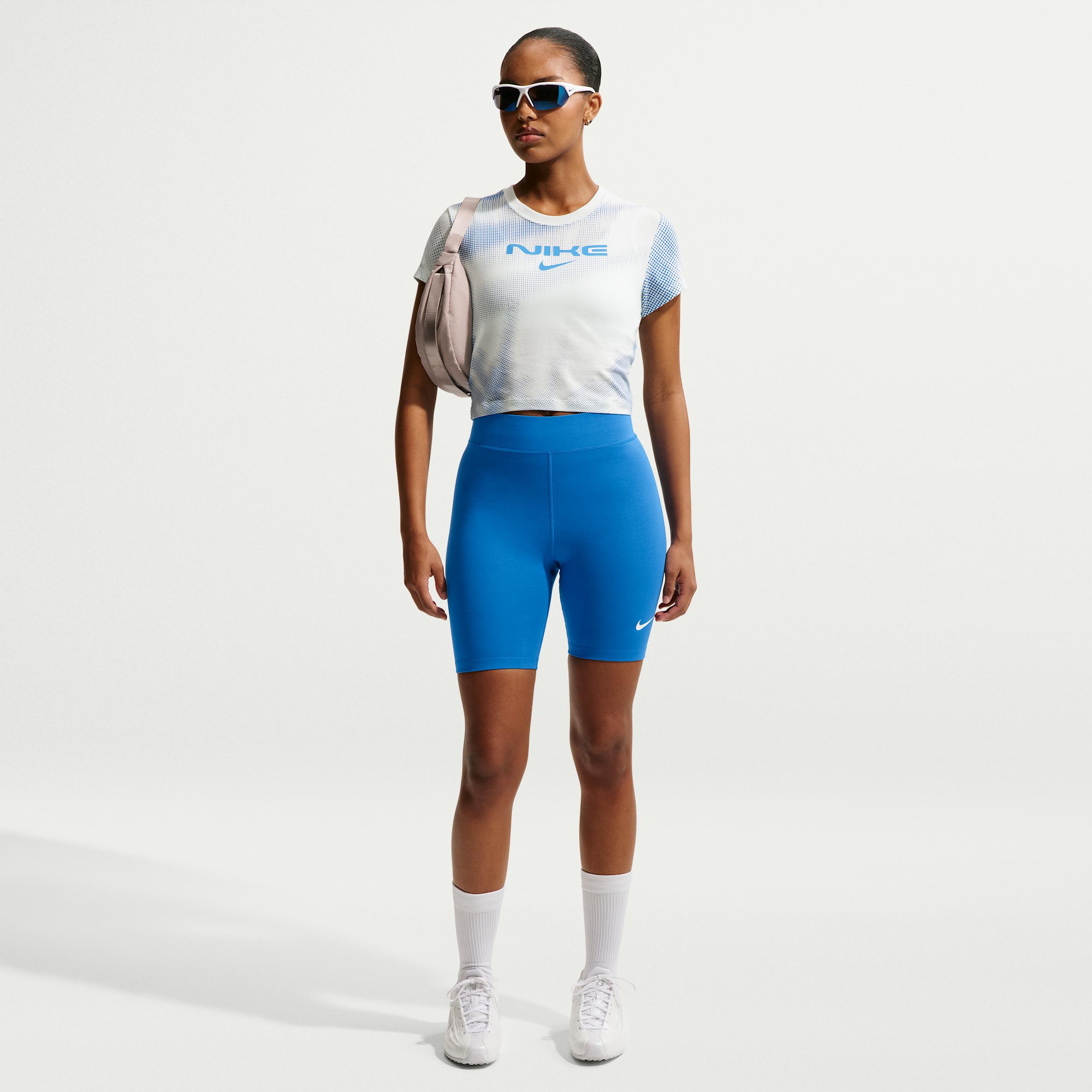 Women's Nike Sportswear Classic High-Waisted 8" Biker Shorts by NIKE