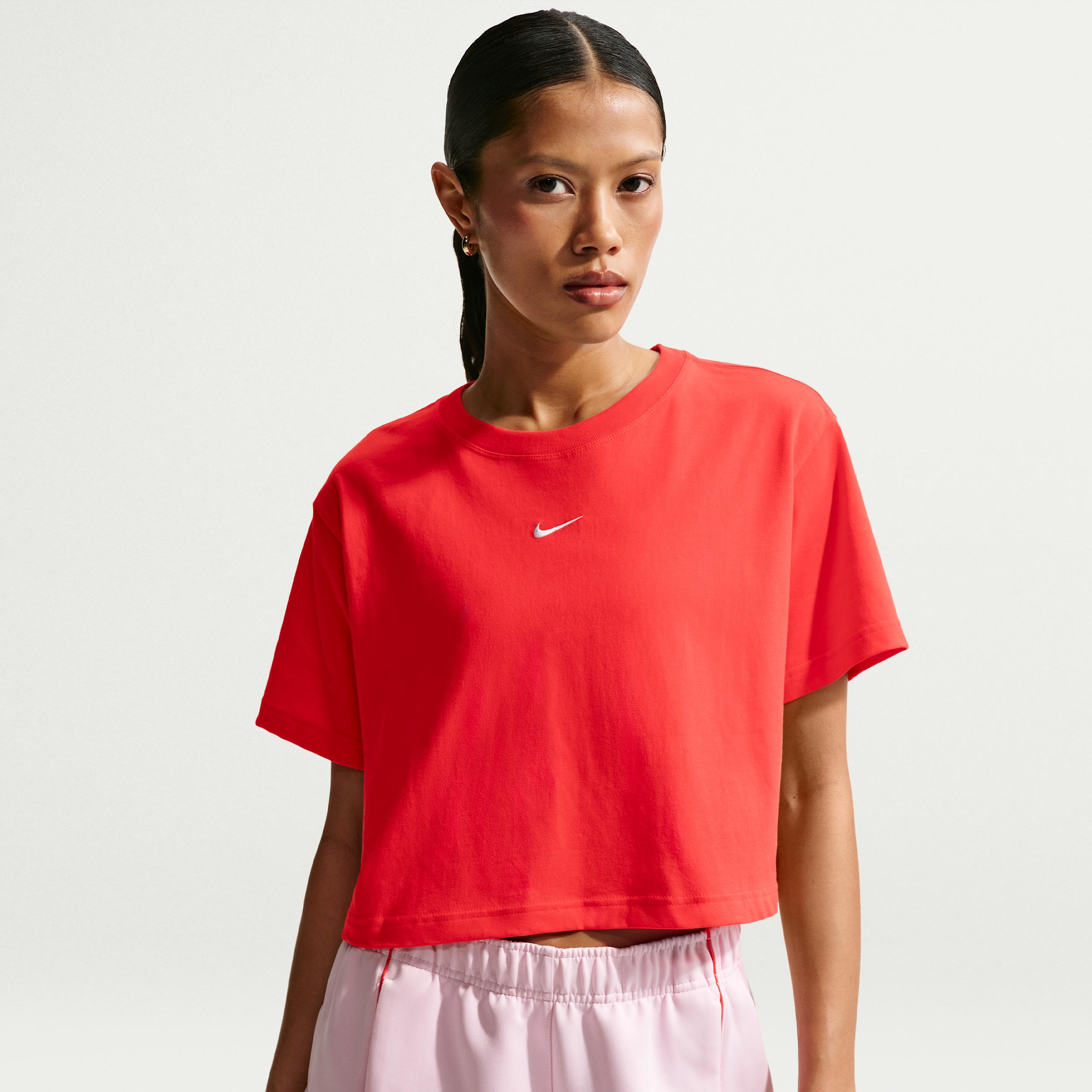 Women's Nike Sportswear Classic Loose Short-Sleeve Cropped T-Shirt by NIKE