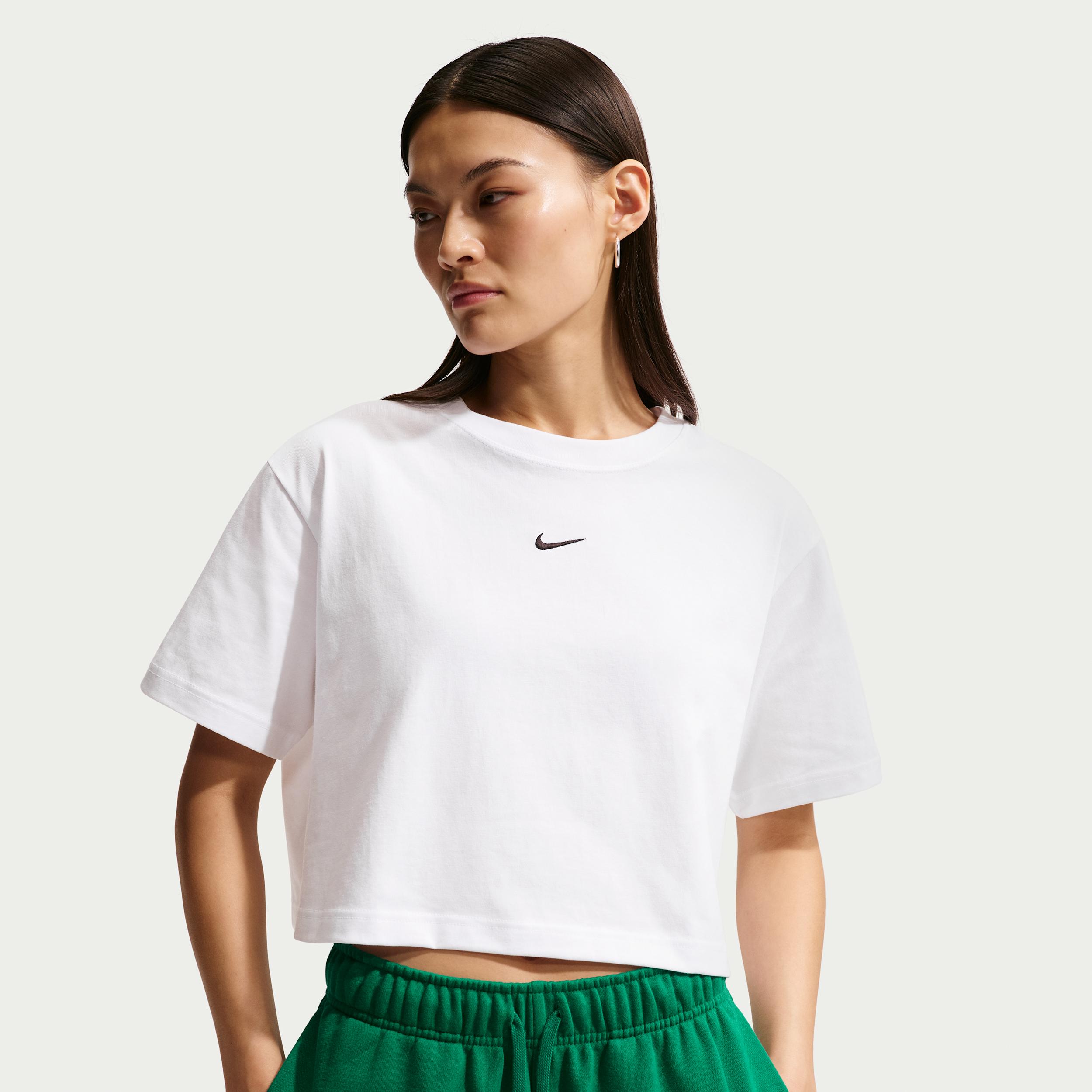 Women's Nike Sportswear Classic Loose Short-Sleeve Cropped T-Shirt by NIKE
