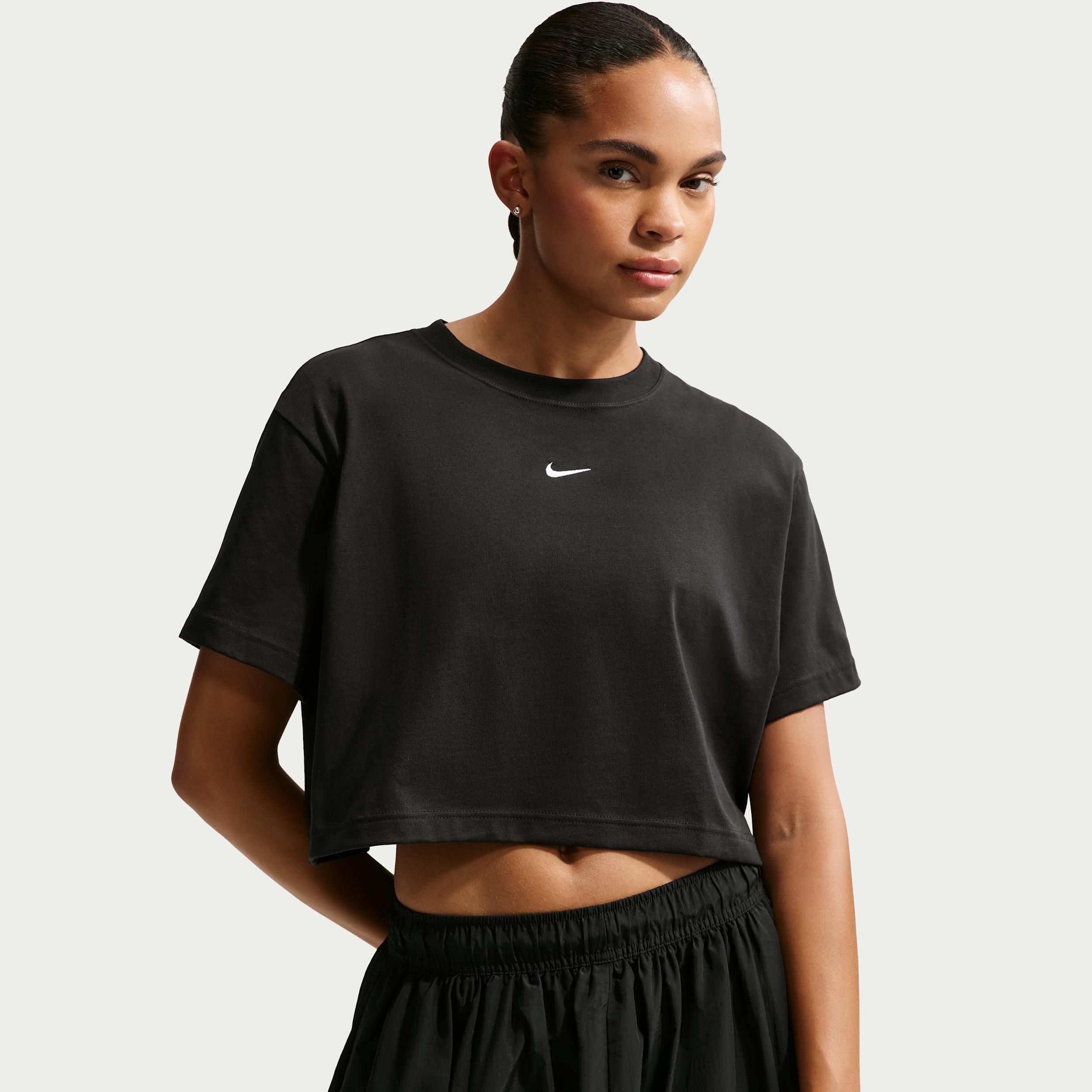 Women's Nike Sportswear Classic Loose Short-Sleeve Cropped T-Shirt by NIKE