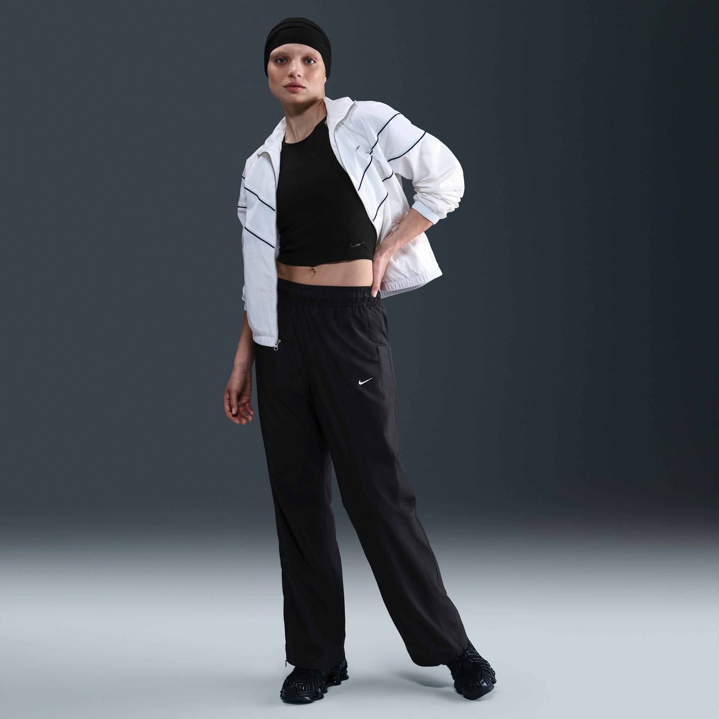Women's Nike Sportswear Classic Mid-Rise Open-Hem Pants by NIKE