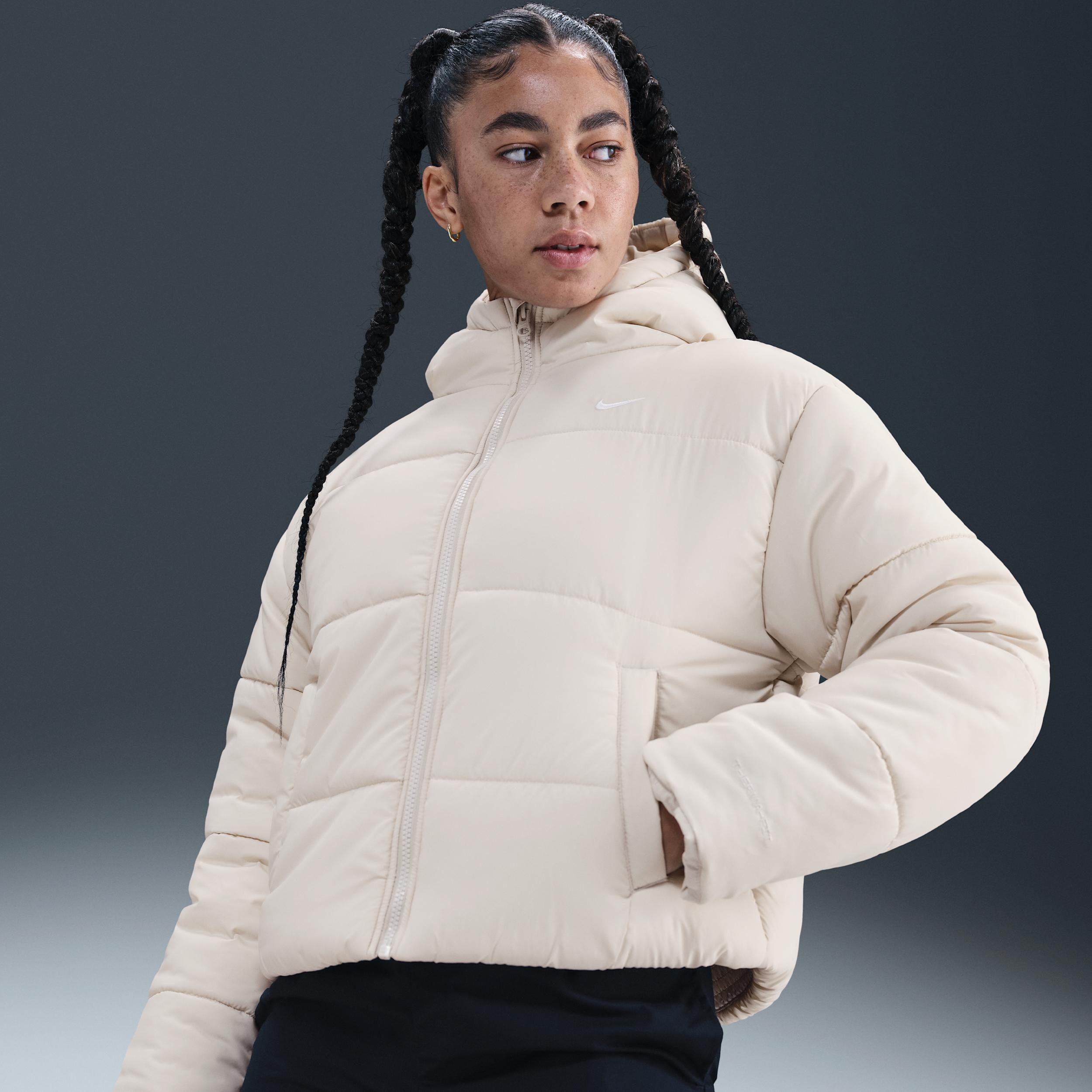 Women's Nike Sportswear Classic Puffer Therma-FIT Loose Hooded Jacket by NIKE