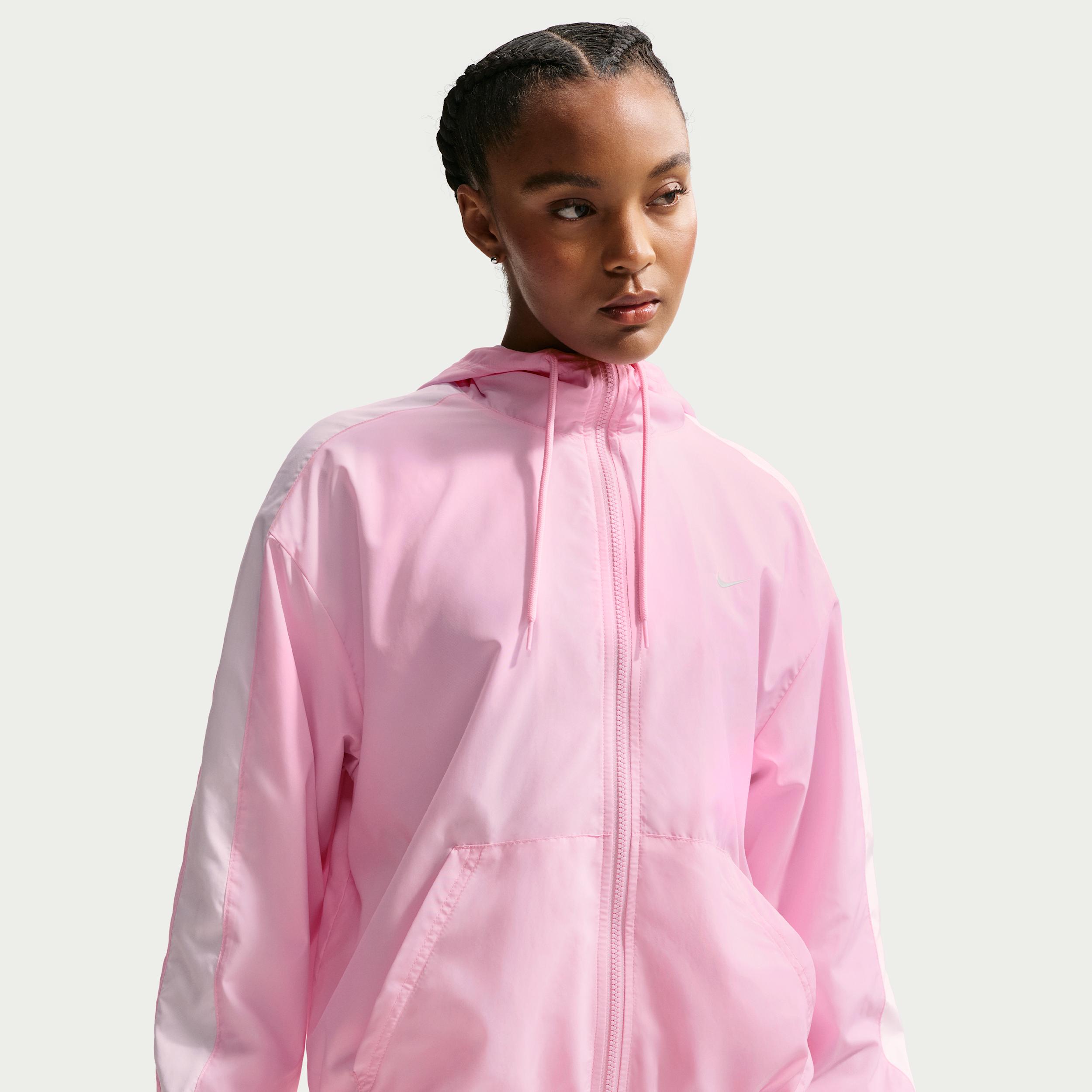 Women's Nike Sportswear Classic Wovens Loose UV Hooded Jacket by NIKE