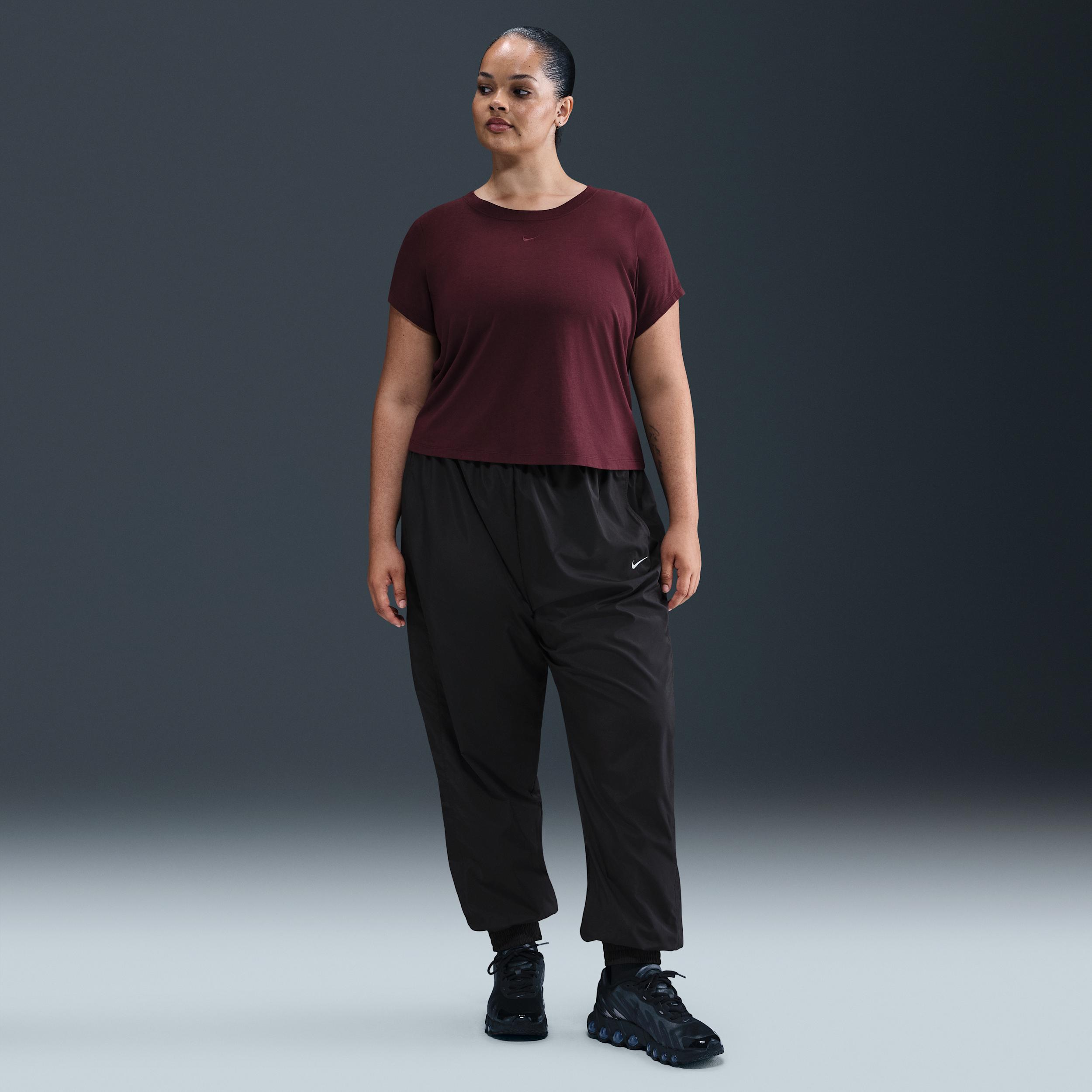 Women's Nike Sportswear Classic Wovens UV Protection Mid-Rise Loose Jogger Pants (Plus Size) by NIKE