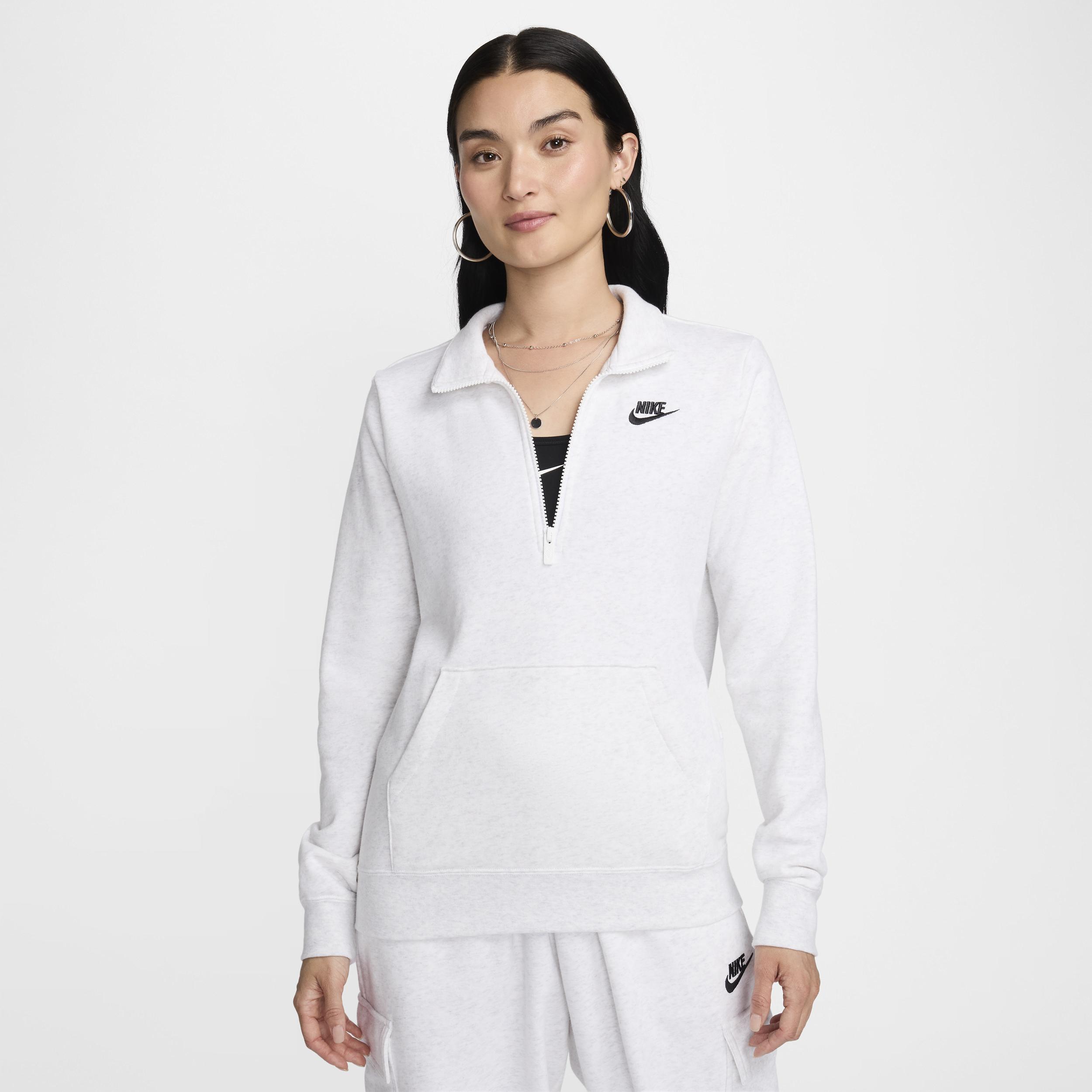 Women's Nike Sportswear Club Fleece 1/2-Zip Sweatshirt by NIKE