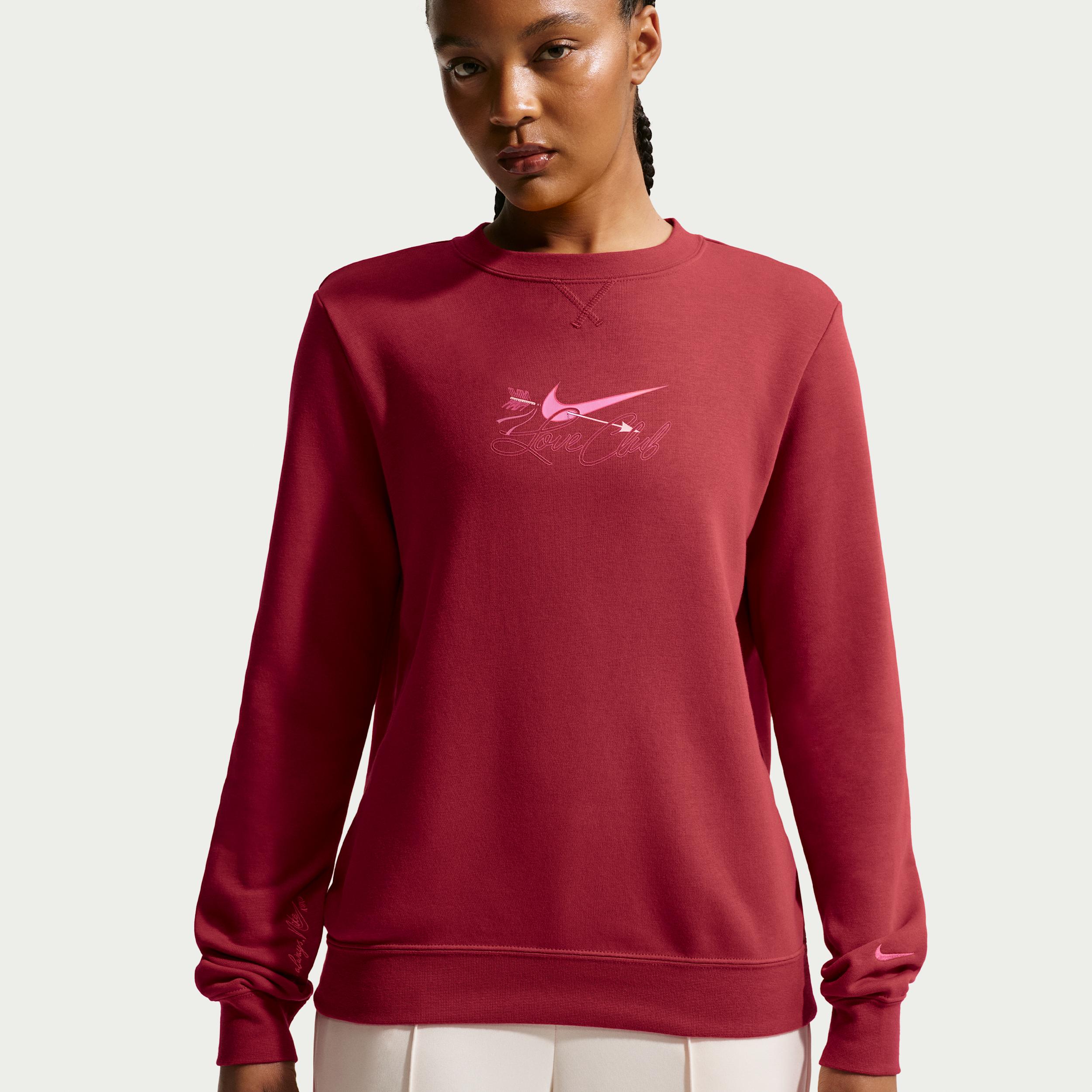 Women's Nike Sportswear Club Fleece Crew-Neck Sweatshirt by NIKE