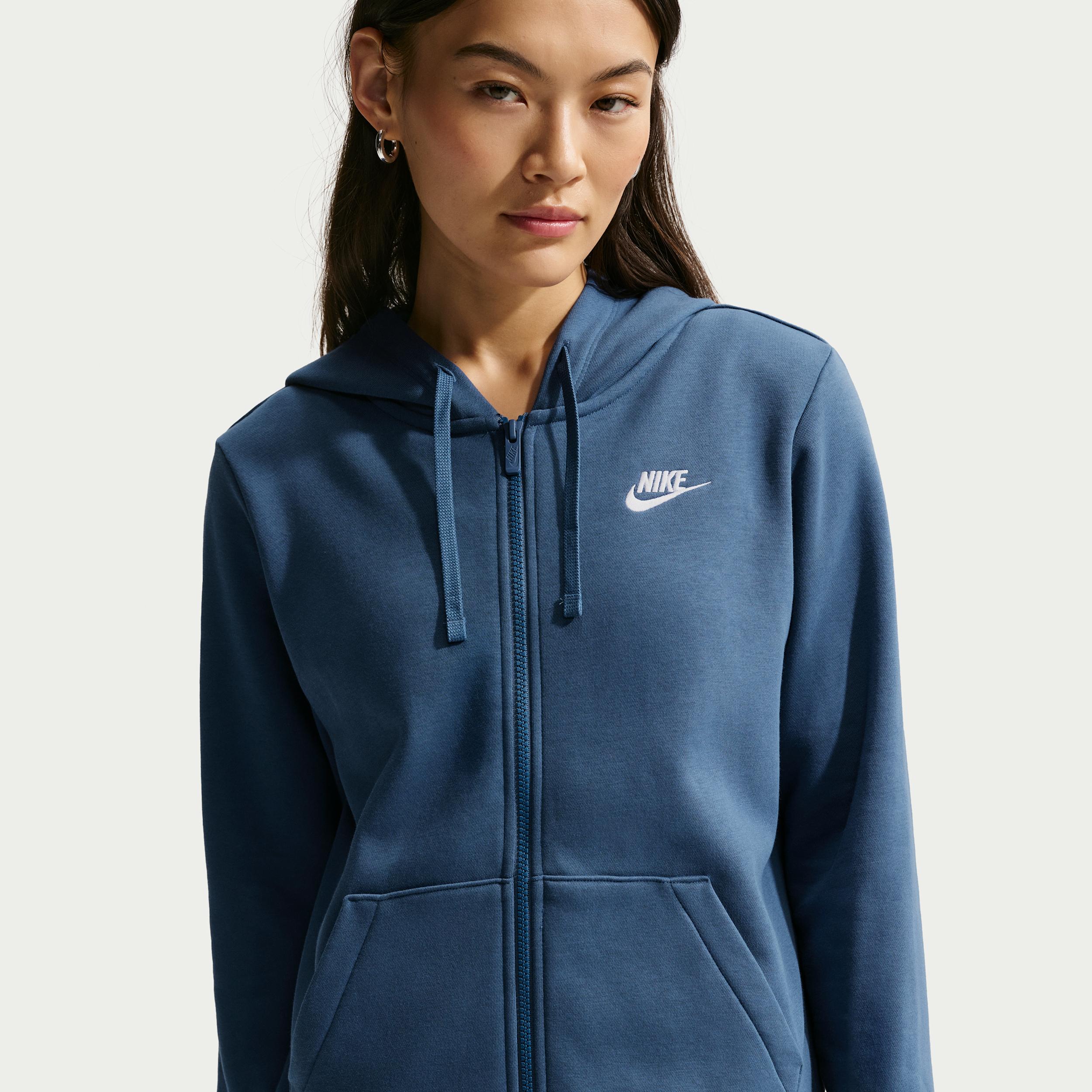 Women's Nike Sportswear Club Fleece Full-Zip Hoodie by NIKE