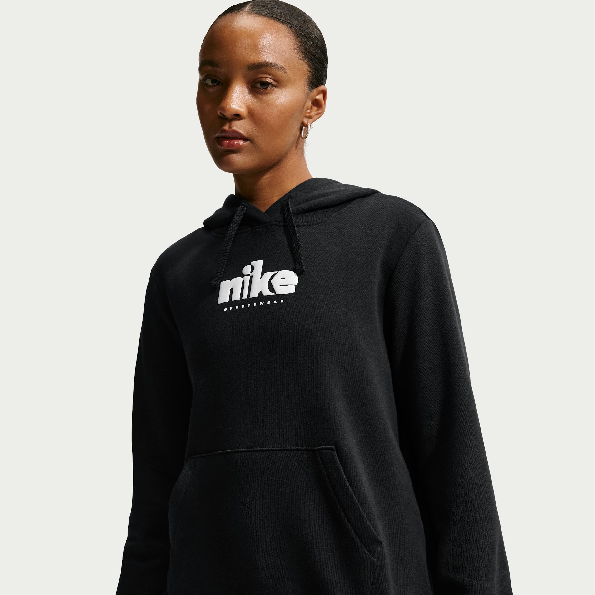 Women's Nike Sportswear Club Fleece Graphic Pullover Hoodie by NIKE