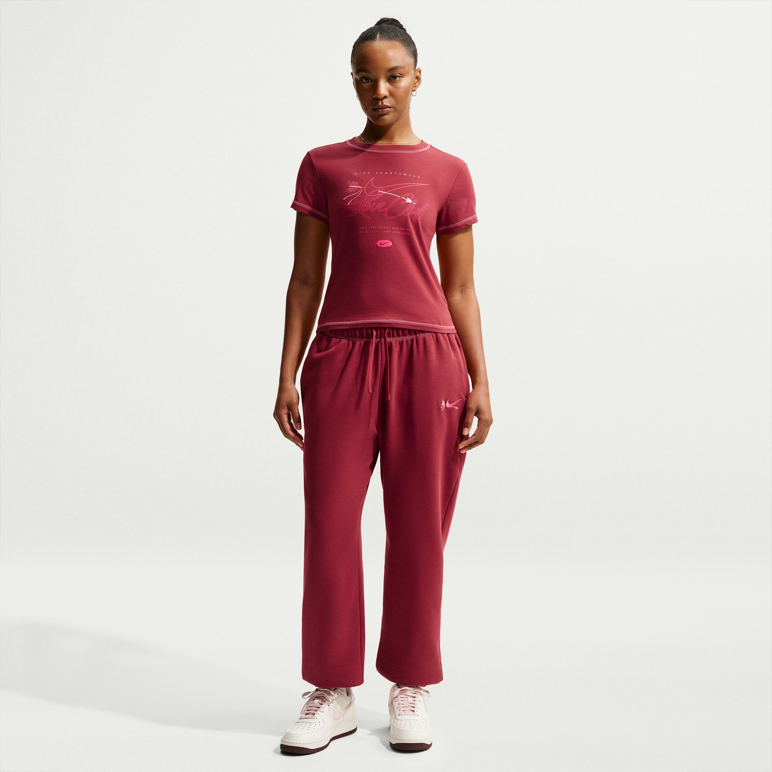 Women's Nike Sportswear Club Fleece Mid-Rise Oversized Sweatpants by NIKE