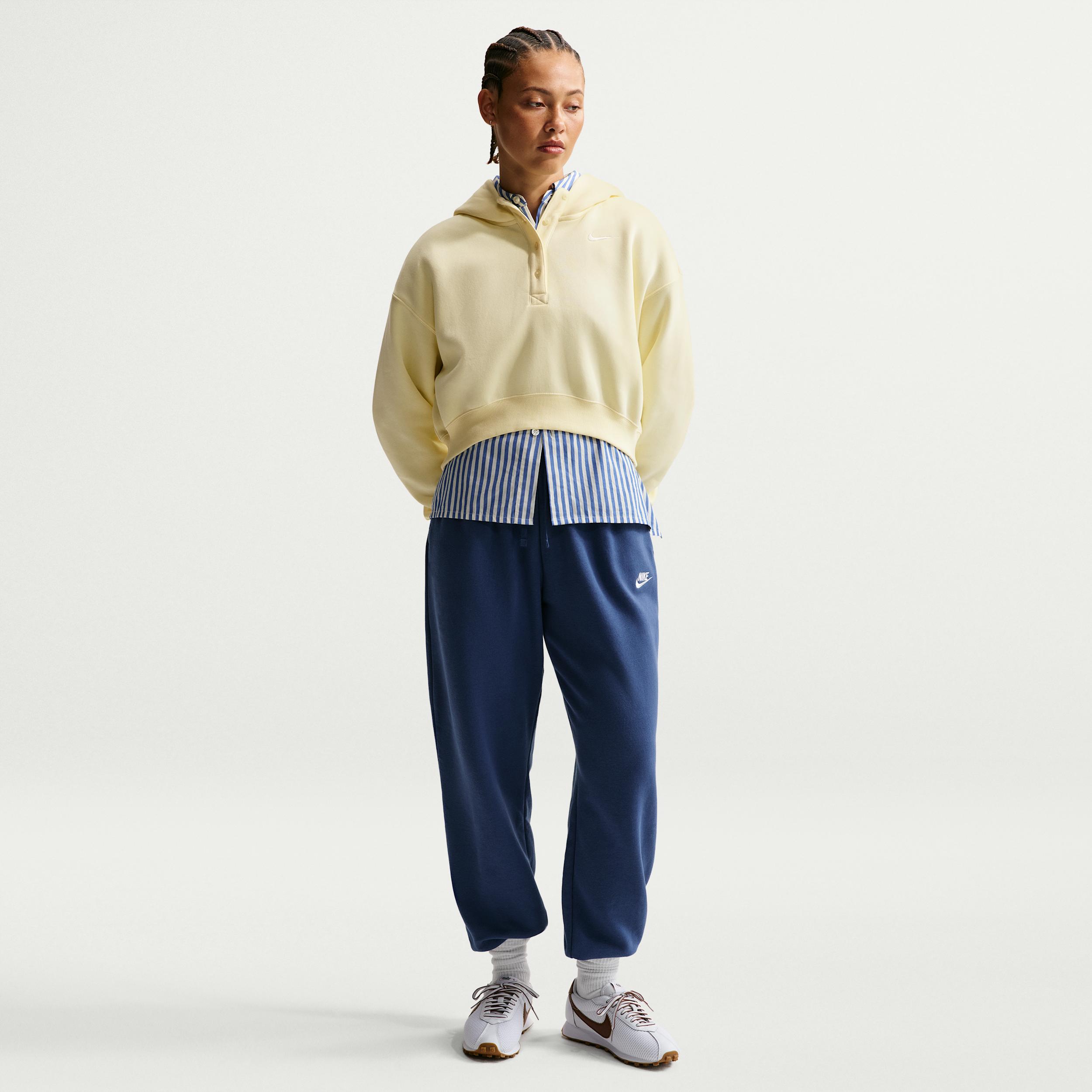 Women's Nike Sportswear Club Fleece Mid-Rise Oversized Sweatpants by NIKE