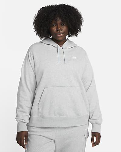 Women's Nike Sportswear Club Fleece Pullover Hoodie (Plus Size) by NIKE