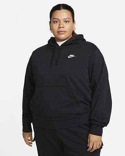 Women's Nike Sportswear Club Fleece Pullover Hoodie (Plus Size) by NIKE