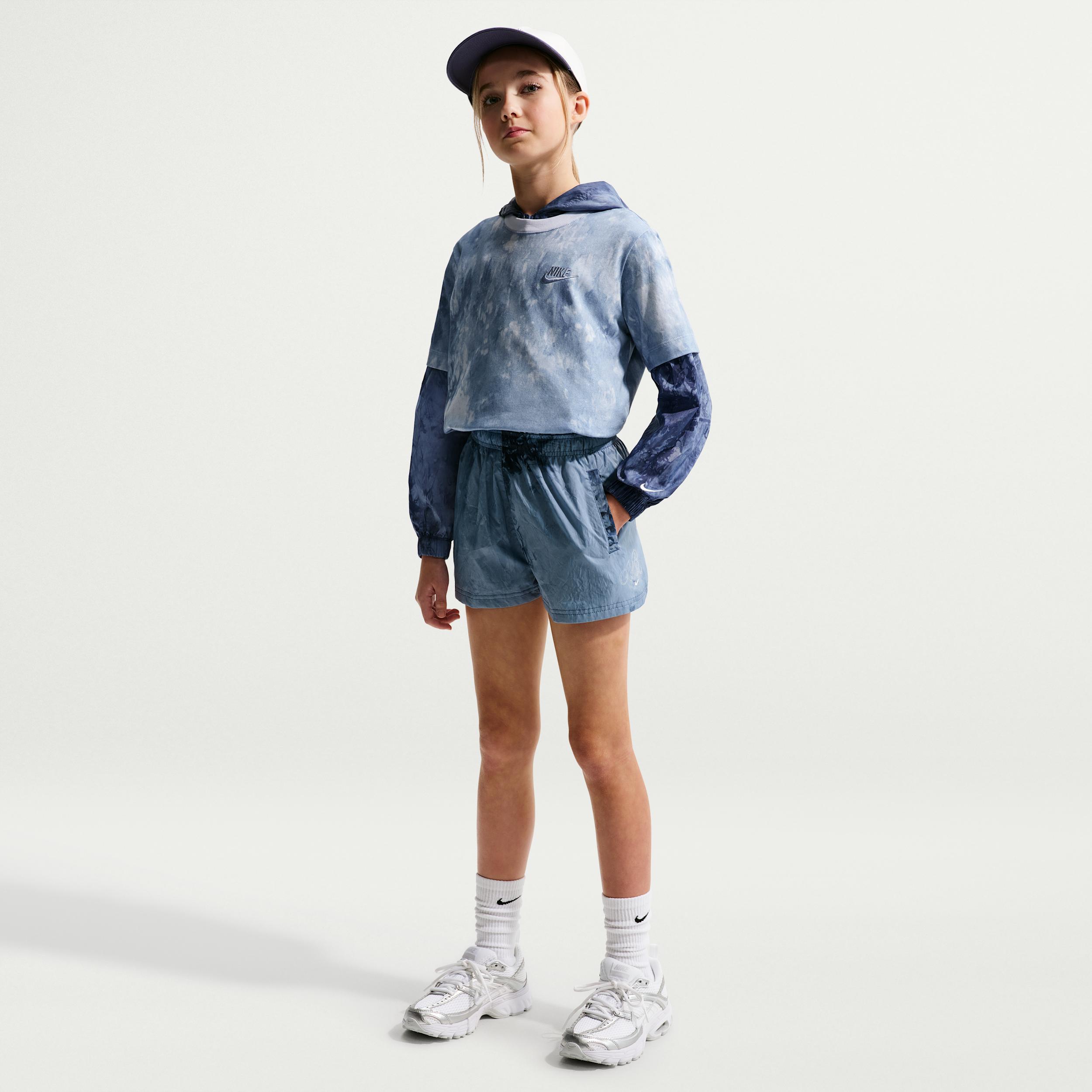 Women's Nike Sportswear Club Girls' Woven Shorts by NIKE