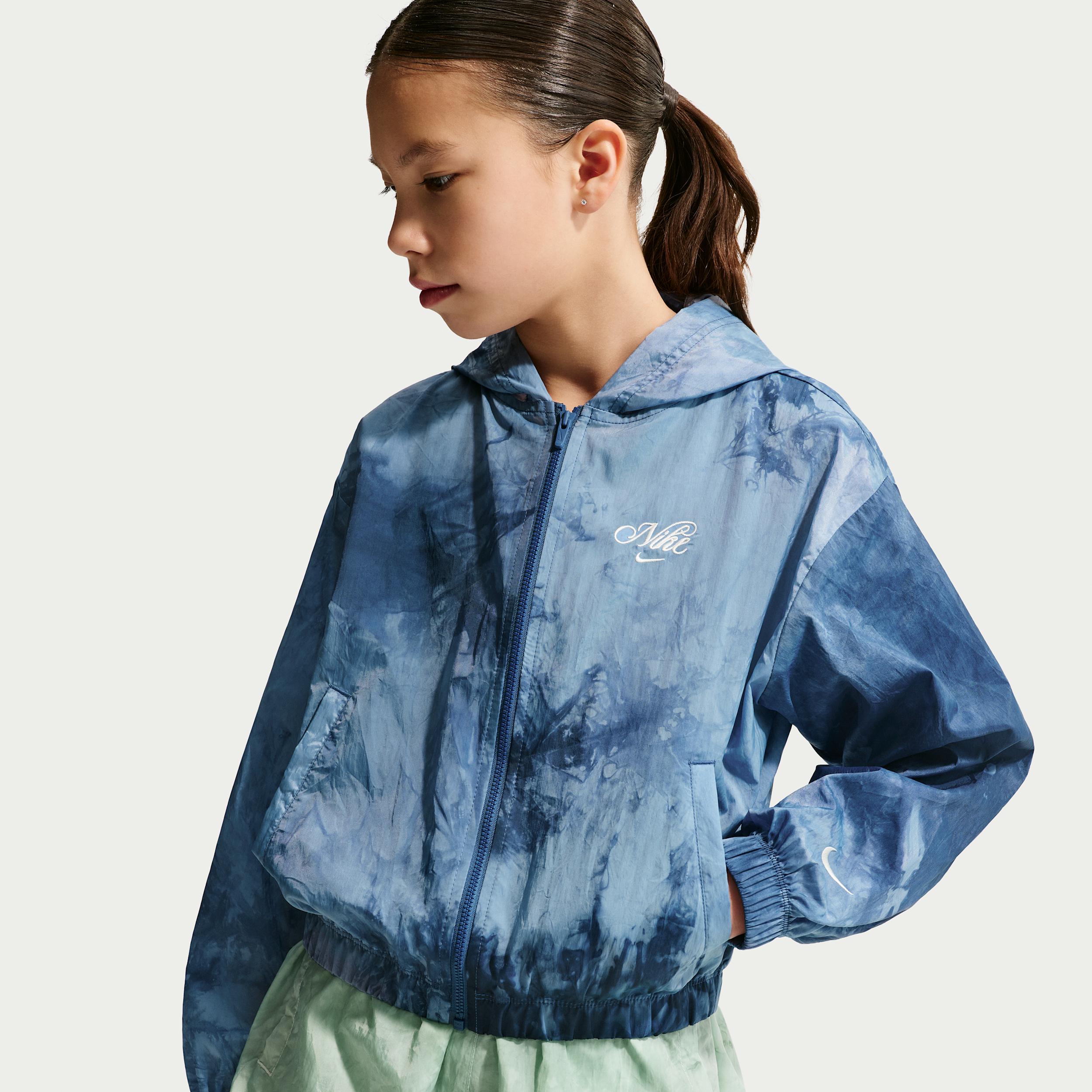 Women's Nike Sportswear Club Girls' Woven Track Jacket by NIKE