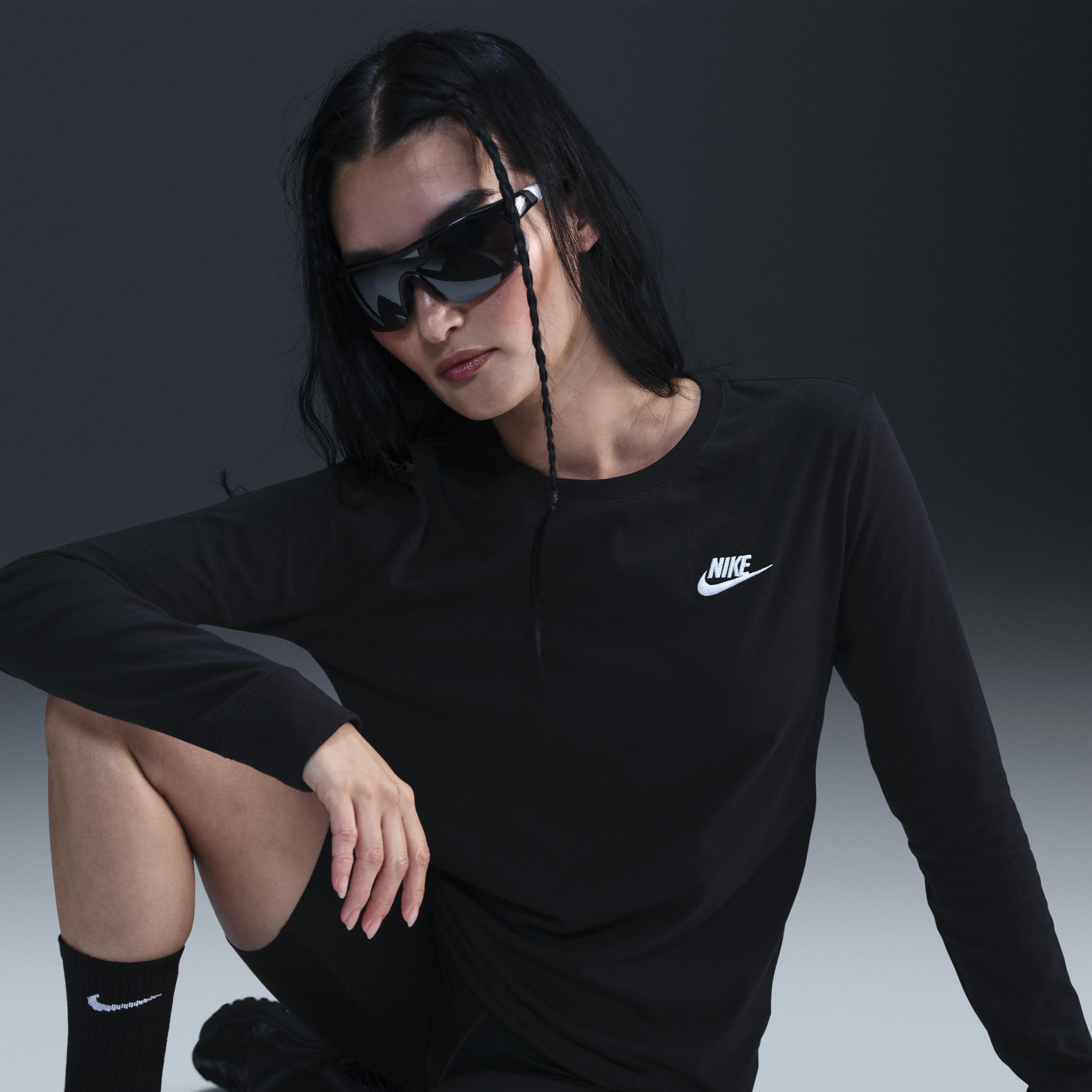 Women's Nike Sportswear Club Long-Sleeve T-Shirt by NIKE