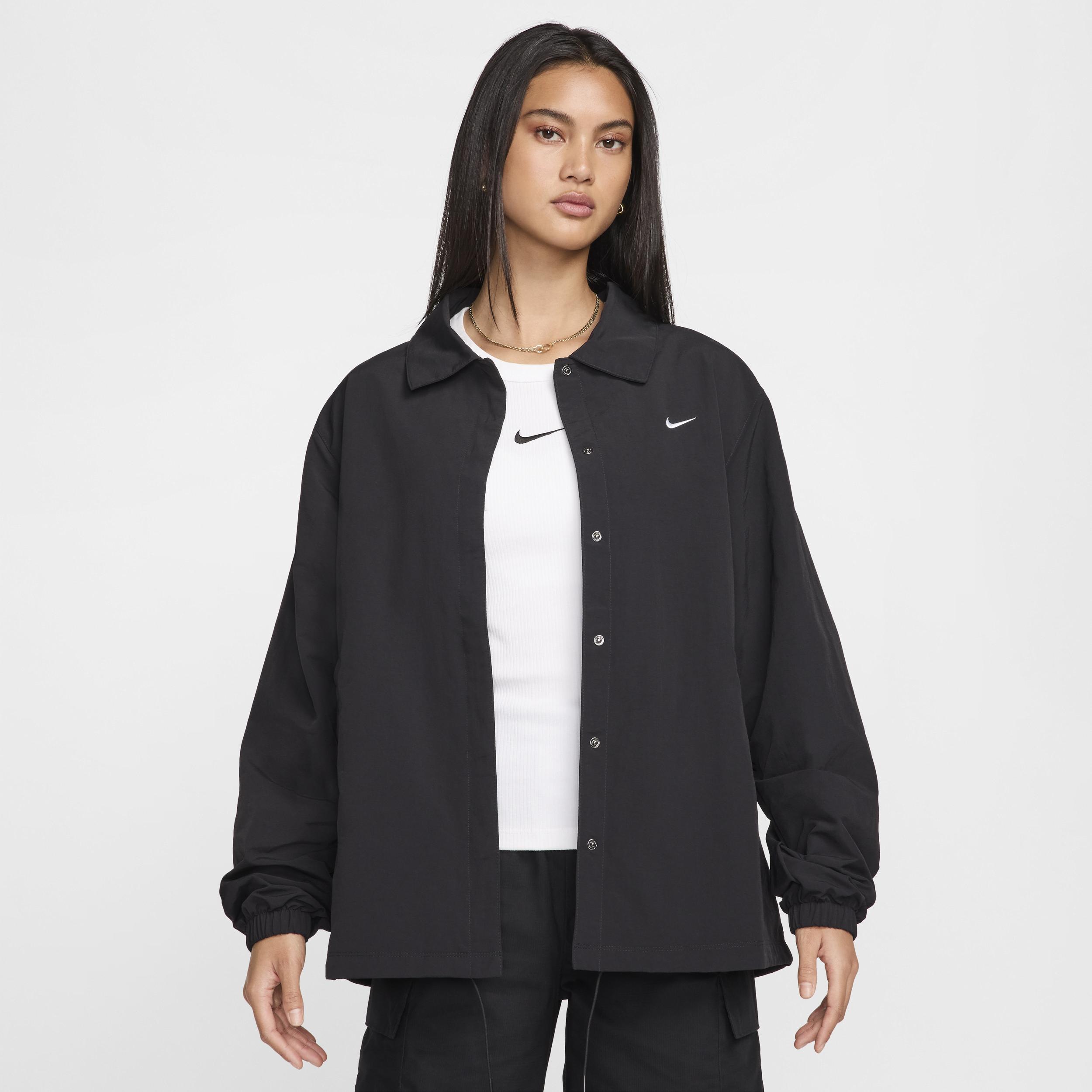 Women's Nike Sportswear Essential Oversized UV Woven Coaches' Jacket by NIKE