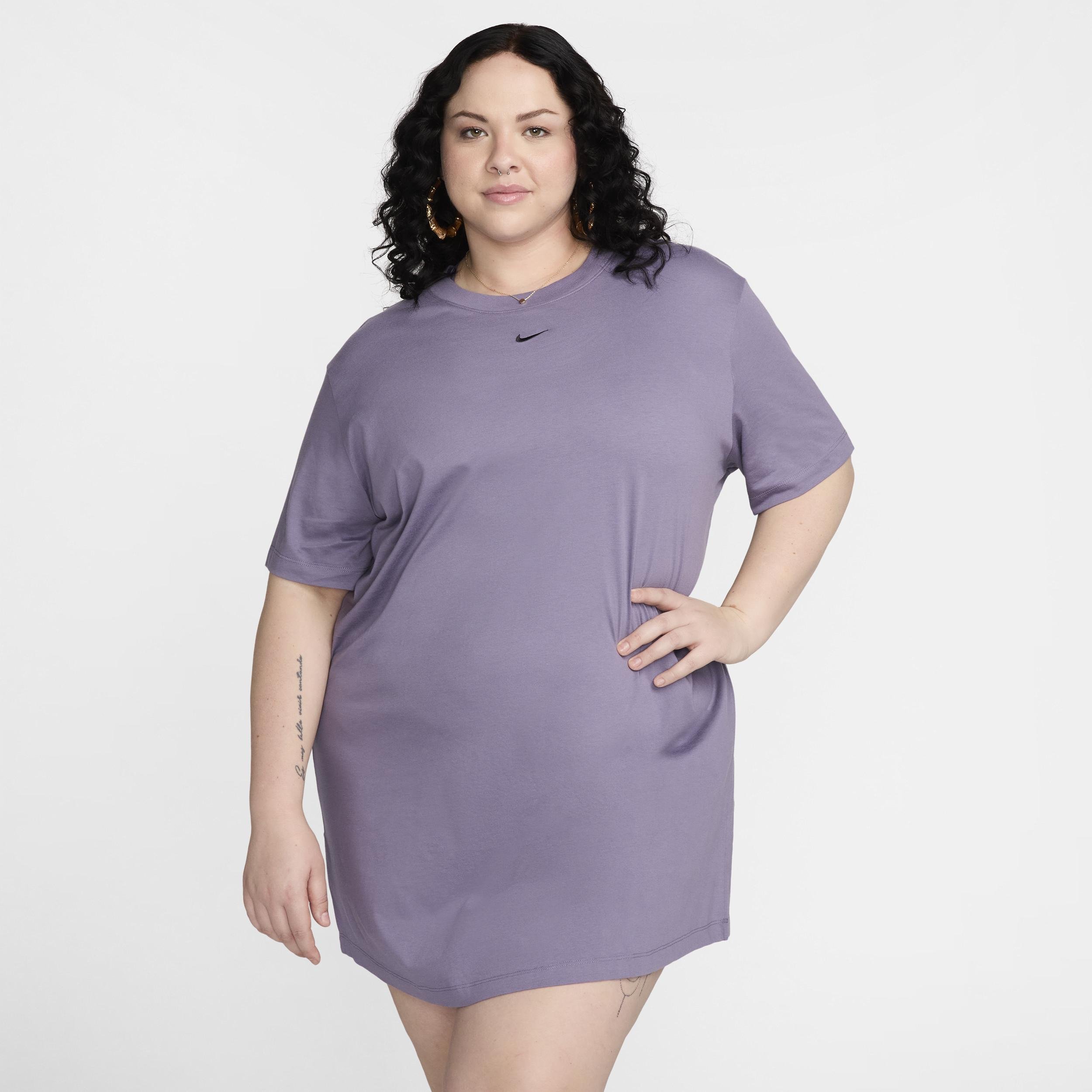Women's Nike Sportswear Essential Short-Sleeve T-Shirt Dress (Plus Size) by NIKE