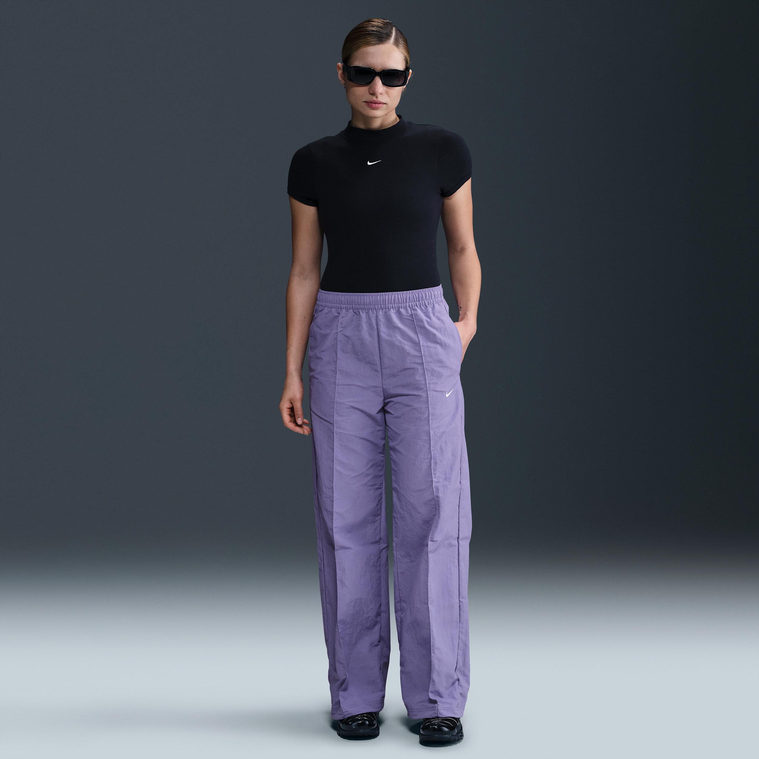 Women's Nike Sportswear Everything Wovens Mid-Rise Open-Hem Pants by NIKE