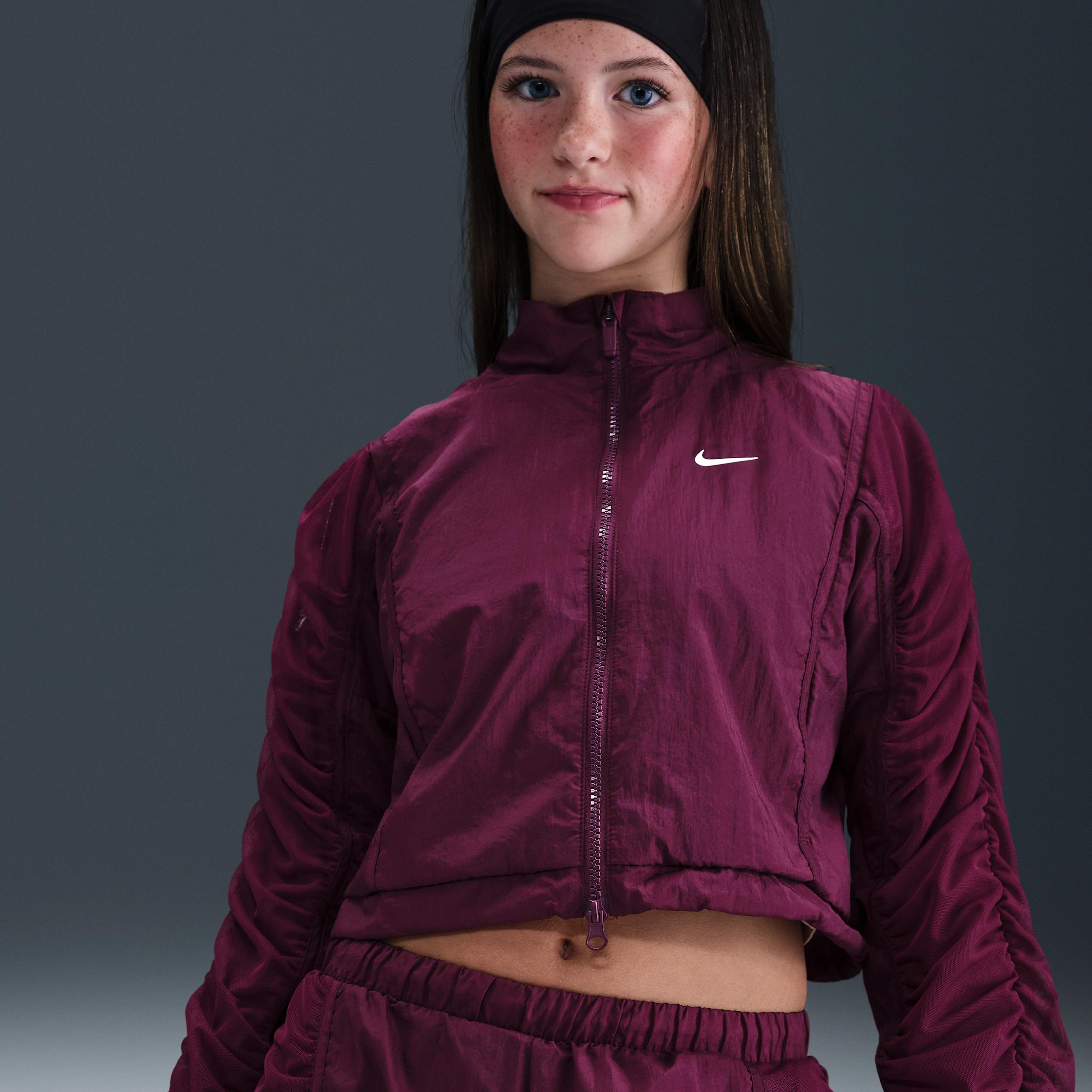 Women's Nike Sportswear Girls' Woven Jacket by NIKE