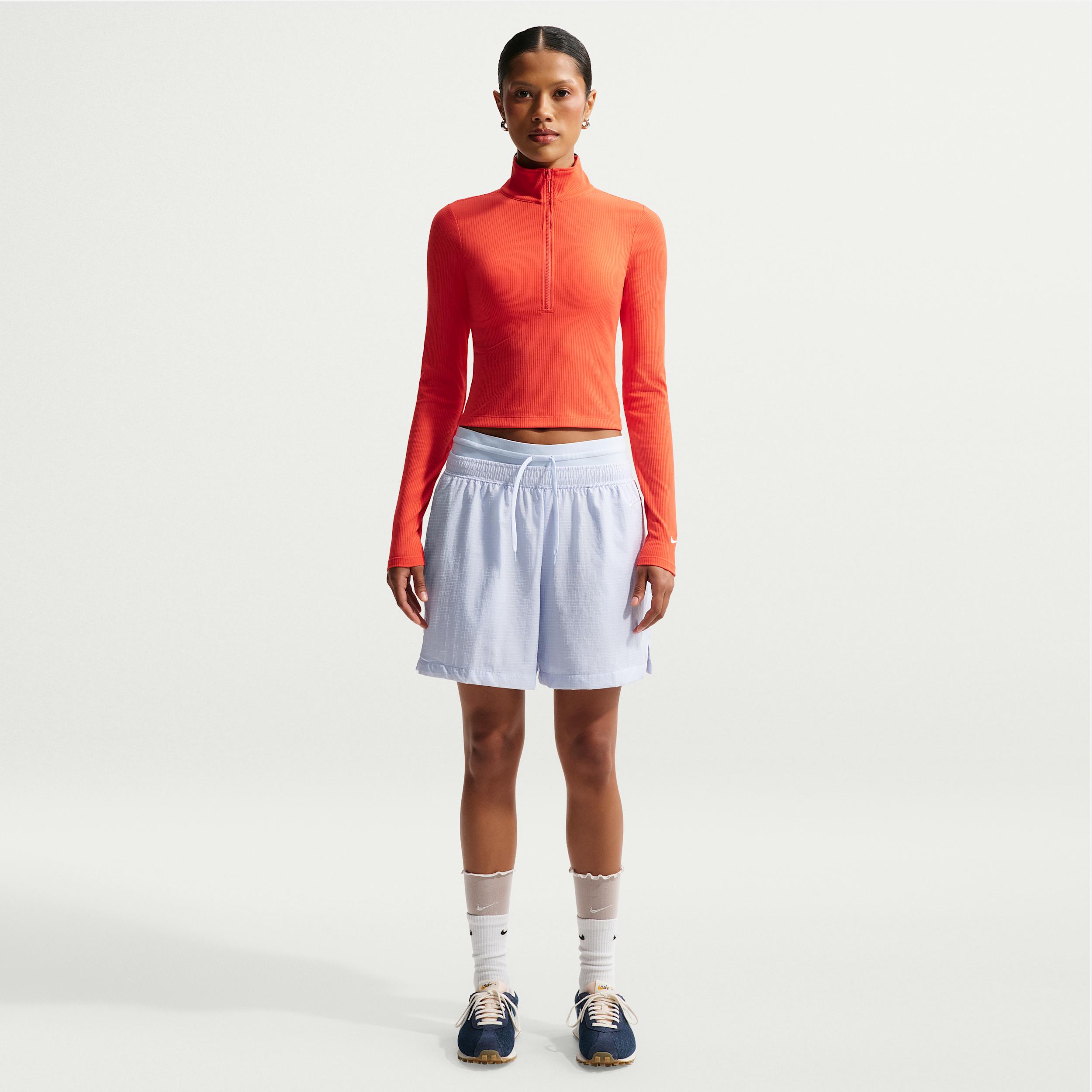 Women's Nike Sportswear Loose High-Waisted Lightweight Ripstop Shorts by NIKE