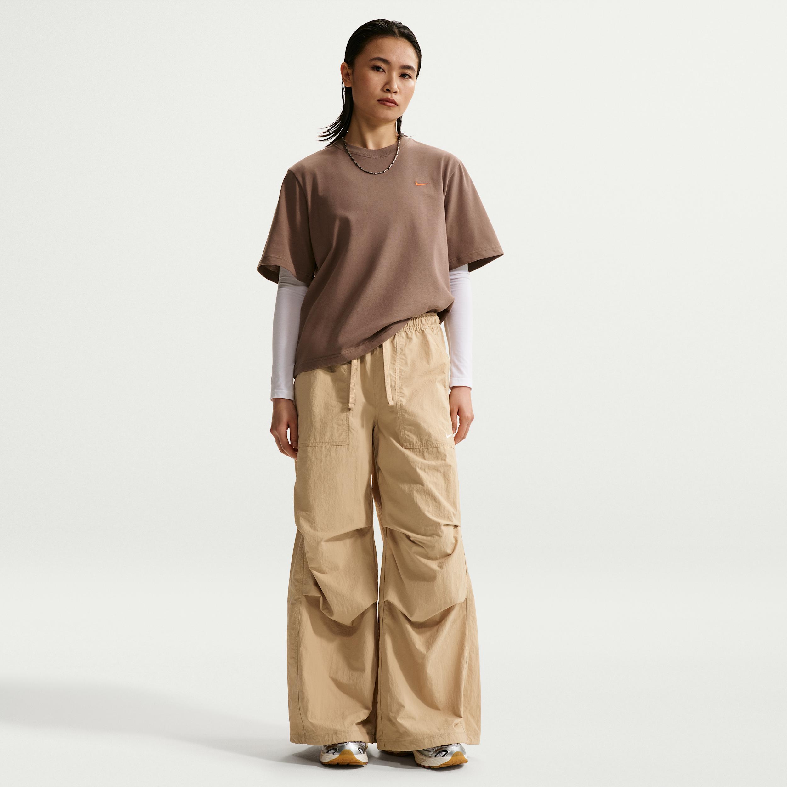Women's Nike Sportswear Loose Mid-Rise Structured Pants by NIKE