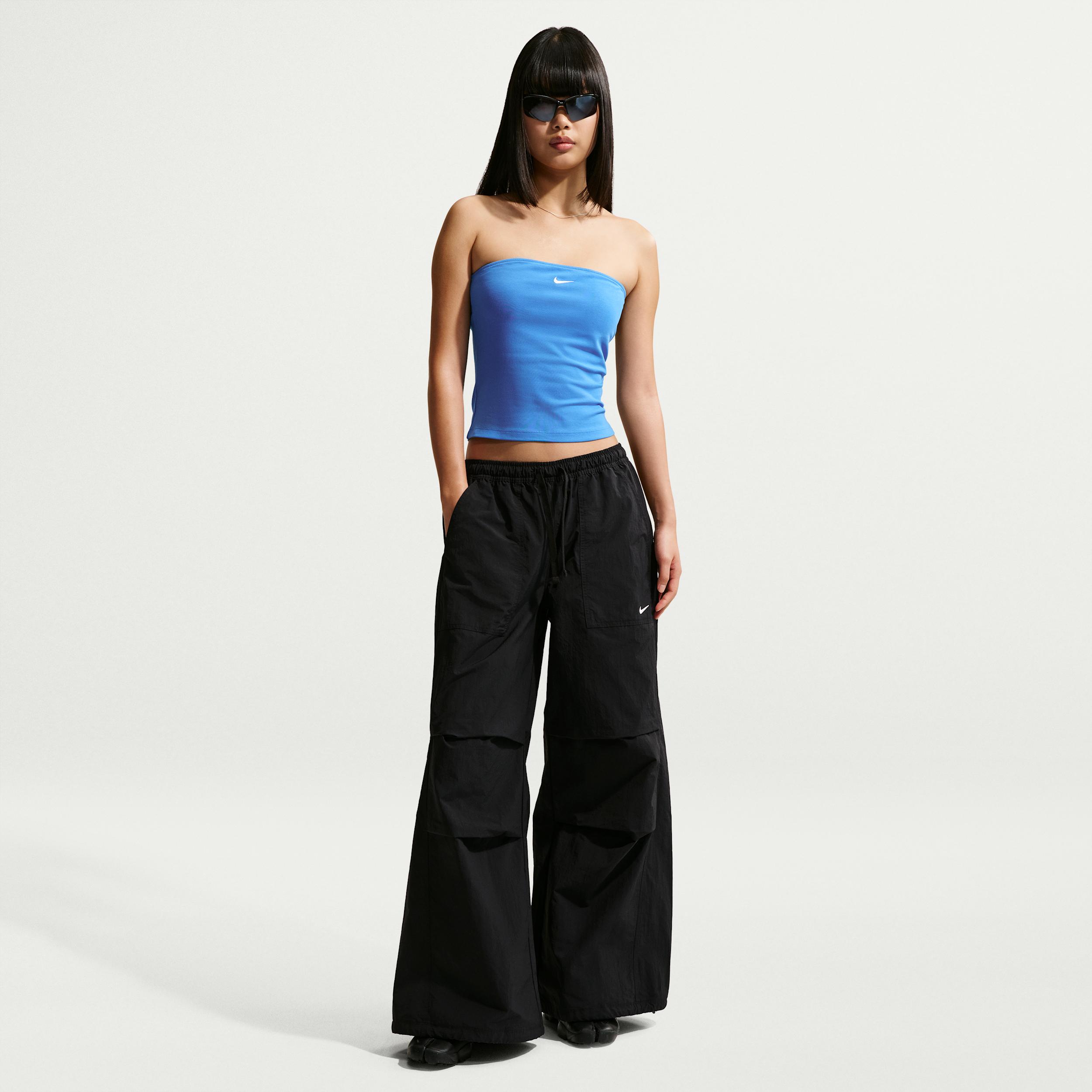 Women's Nike Sportswear Loose Mid-Rise Structured Pants by NIKE