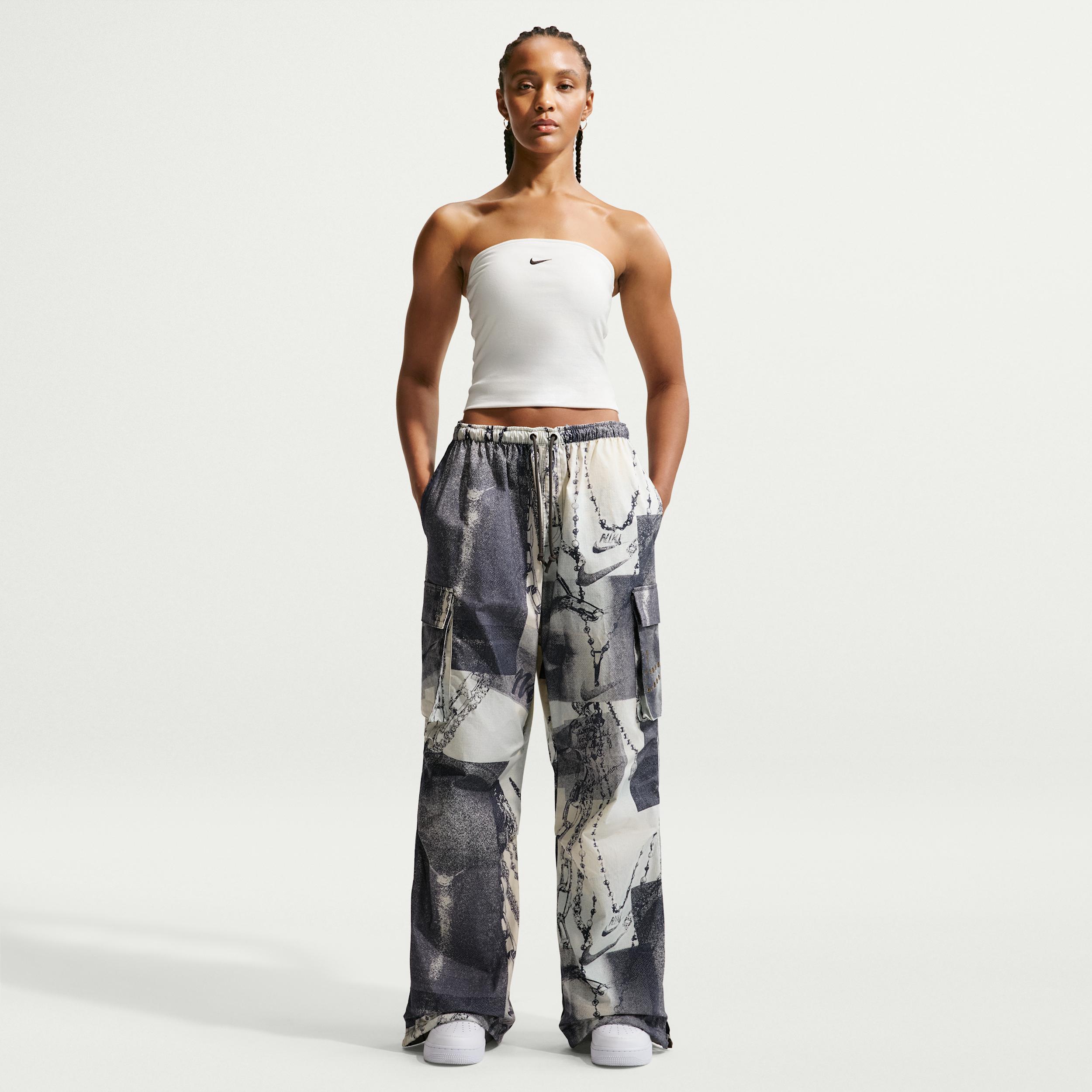 Women's Nike Sportswear Mid-Rise Oversized Cargo Pants by NIKE