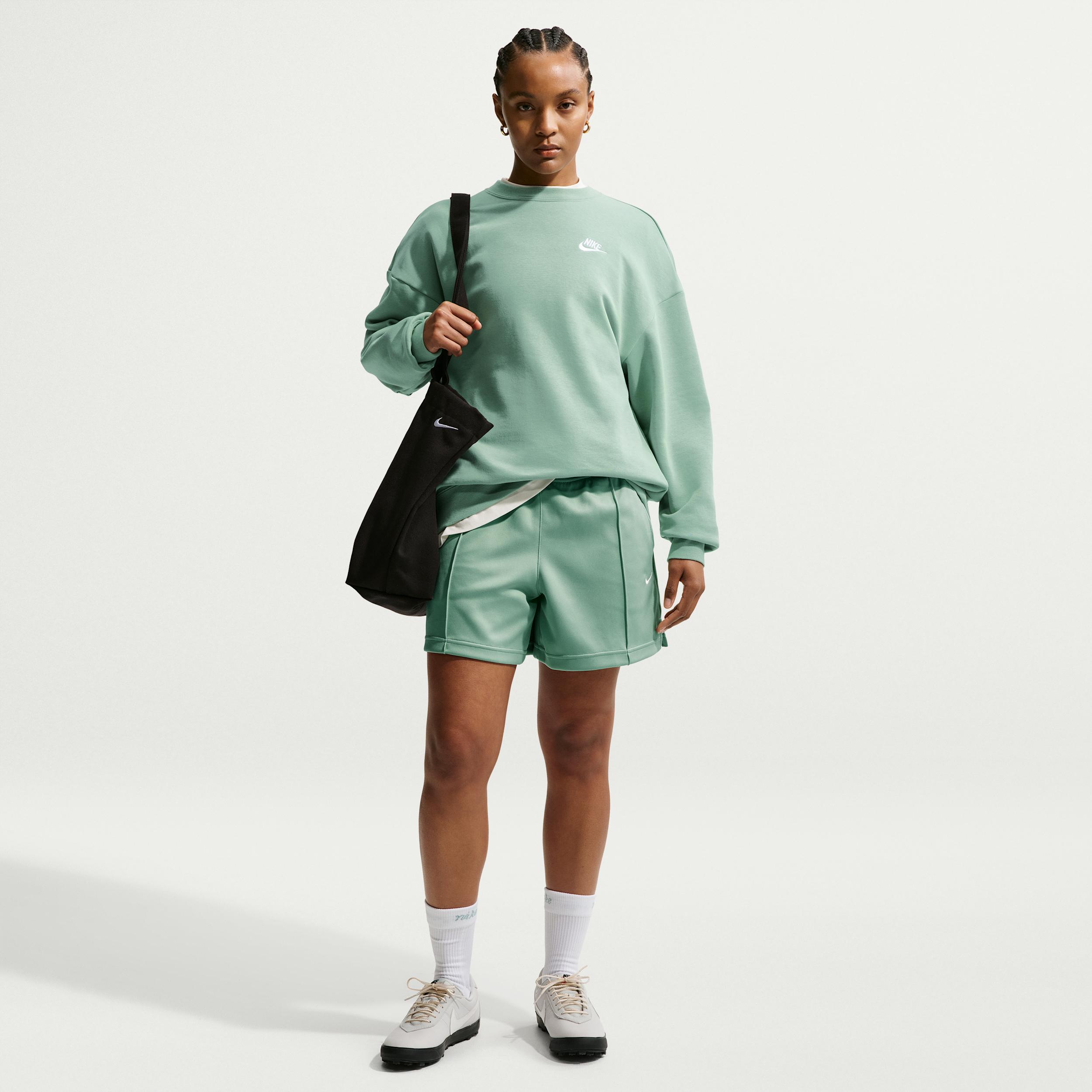 Women's Nike Sportswear Mid-Rise Poly-Knit Track Shorts by NIKE