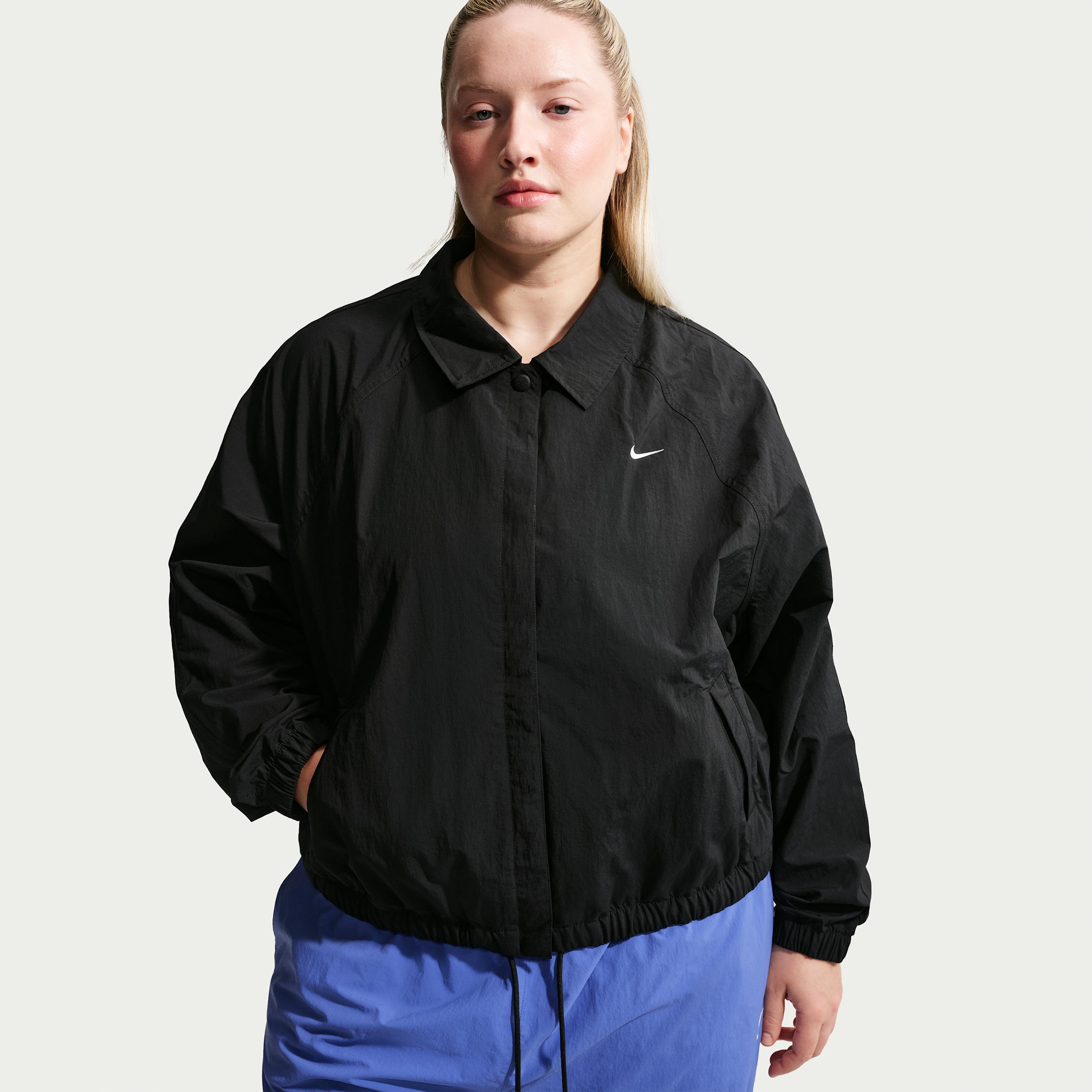 Women's Nike Sportswear Oversized Coaches Jacket (Plus Size) by NIKE