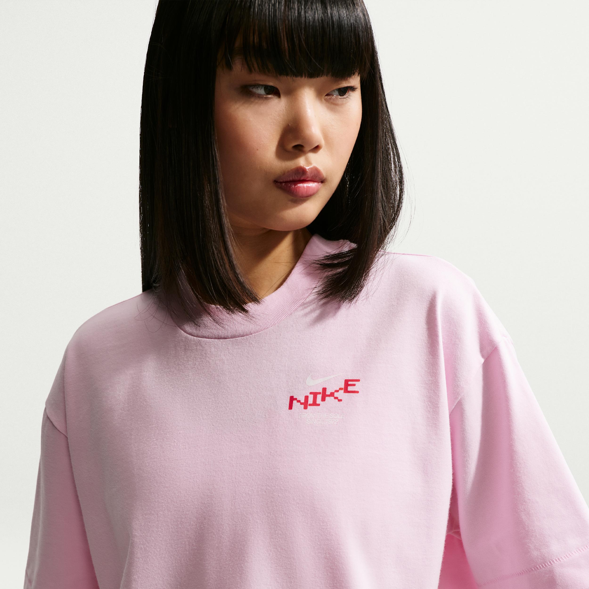 Women's Nike Sportswear Oversized Mod-Cropped T-Shirt by NIKE