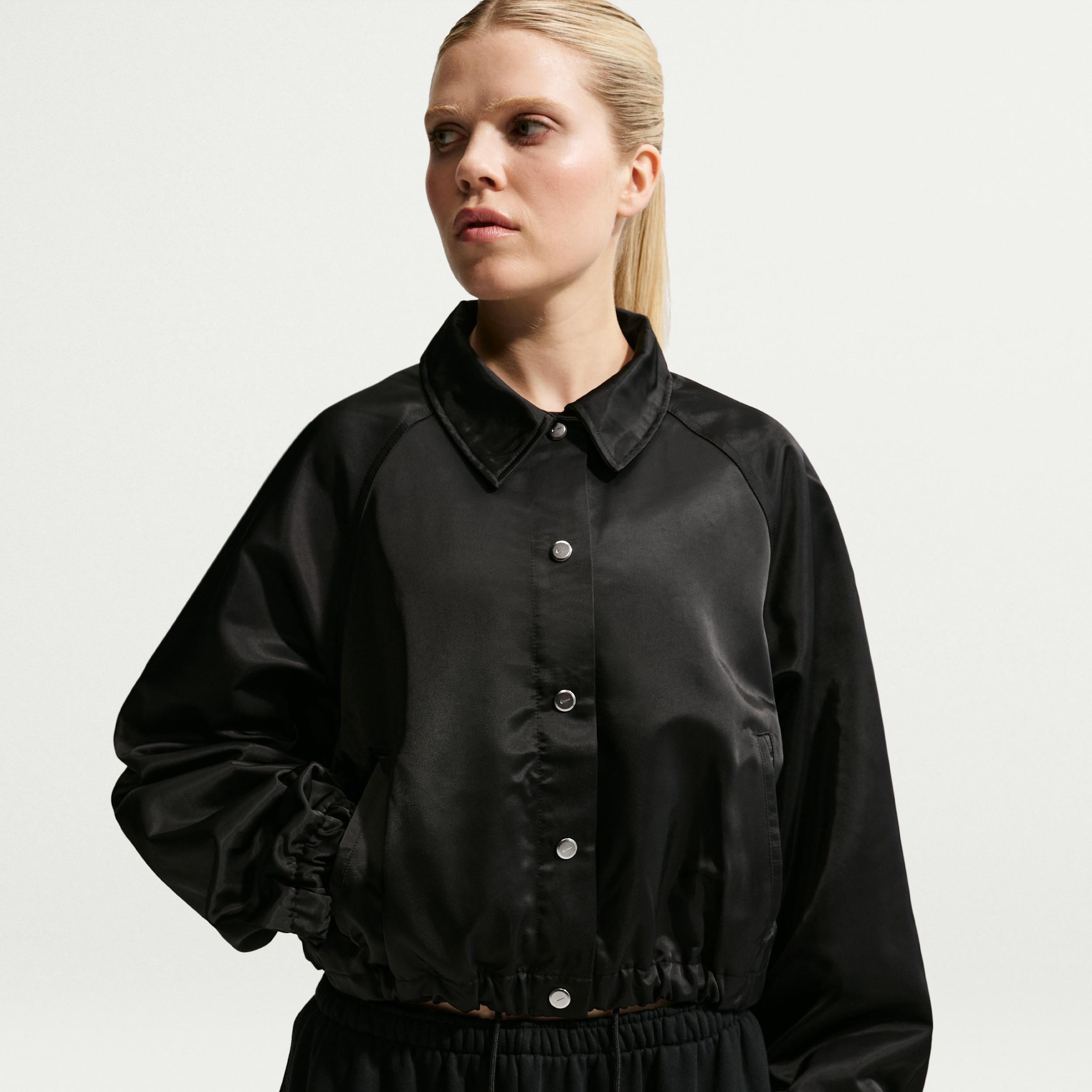 Women's Nike Sportswear Oversized Satin Coaches Jacket by NIKE