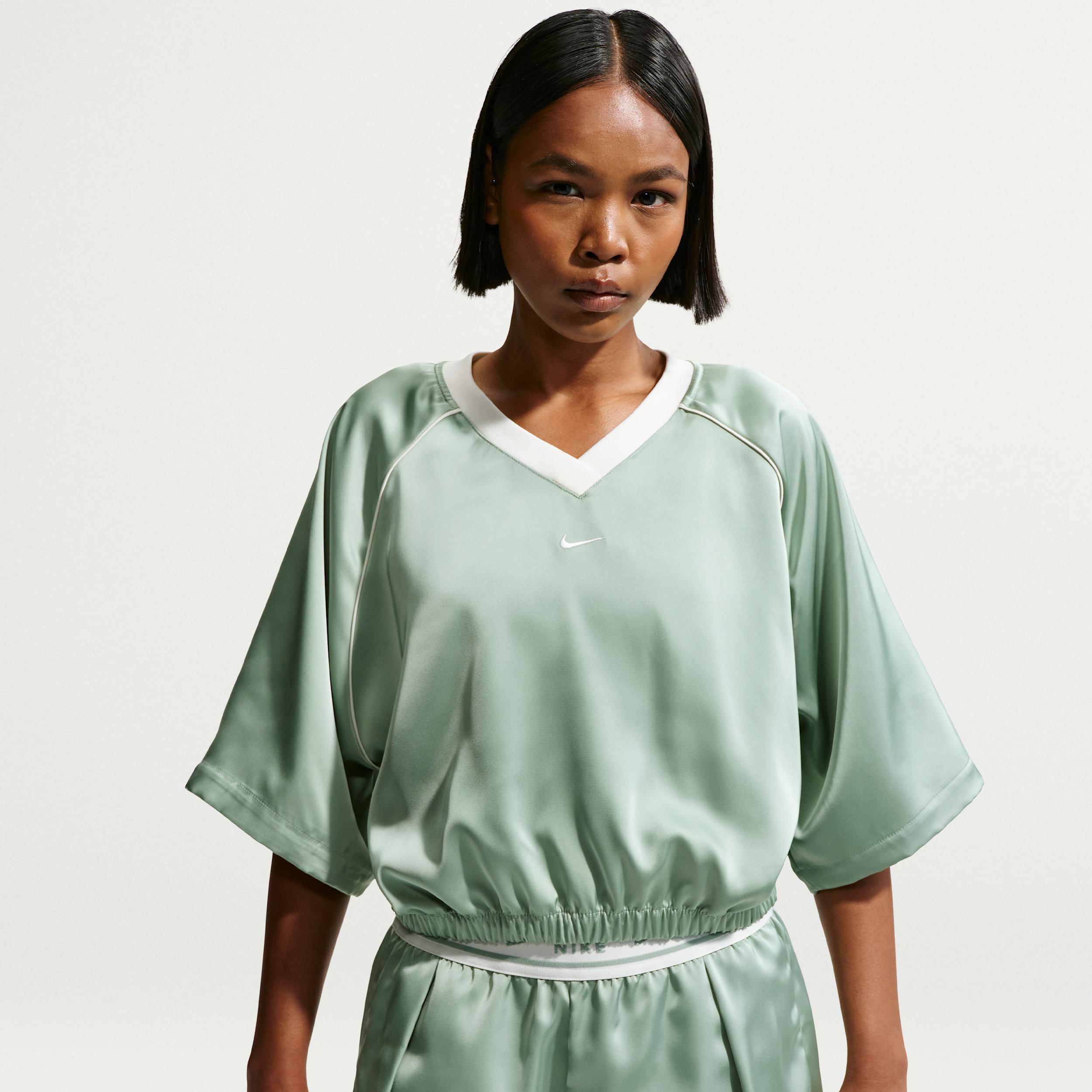 Women's Nike Sportswear Oversized Satin Top by NIKE