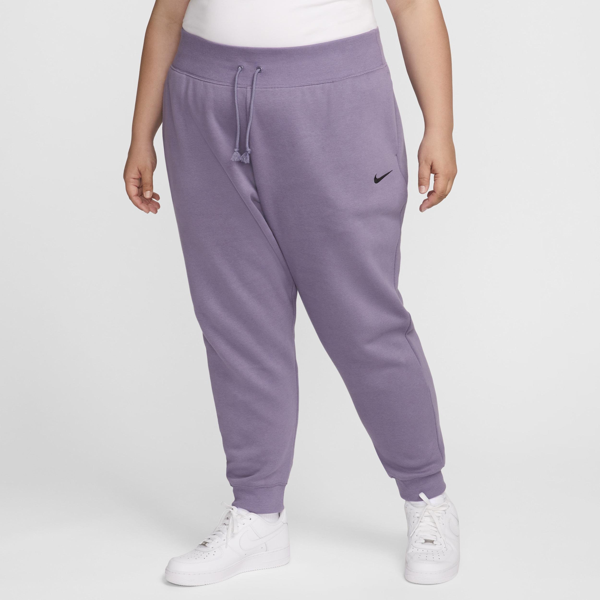 Women's Nike Sportswear Phoenix Fleece High-Waisted Jogger Pants (Plus Size) by NIKE