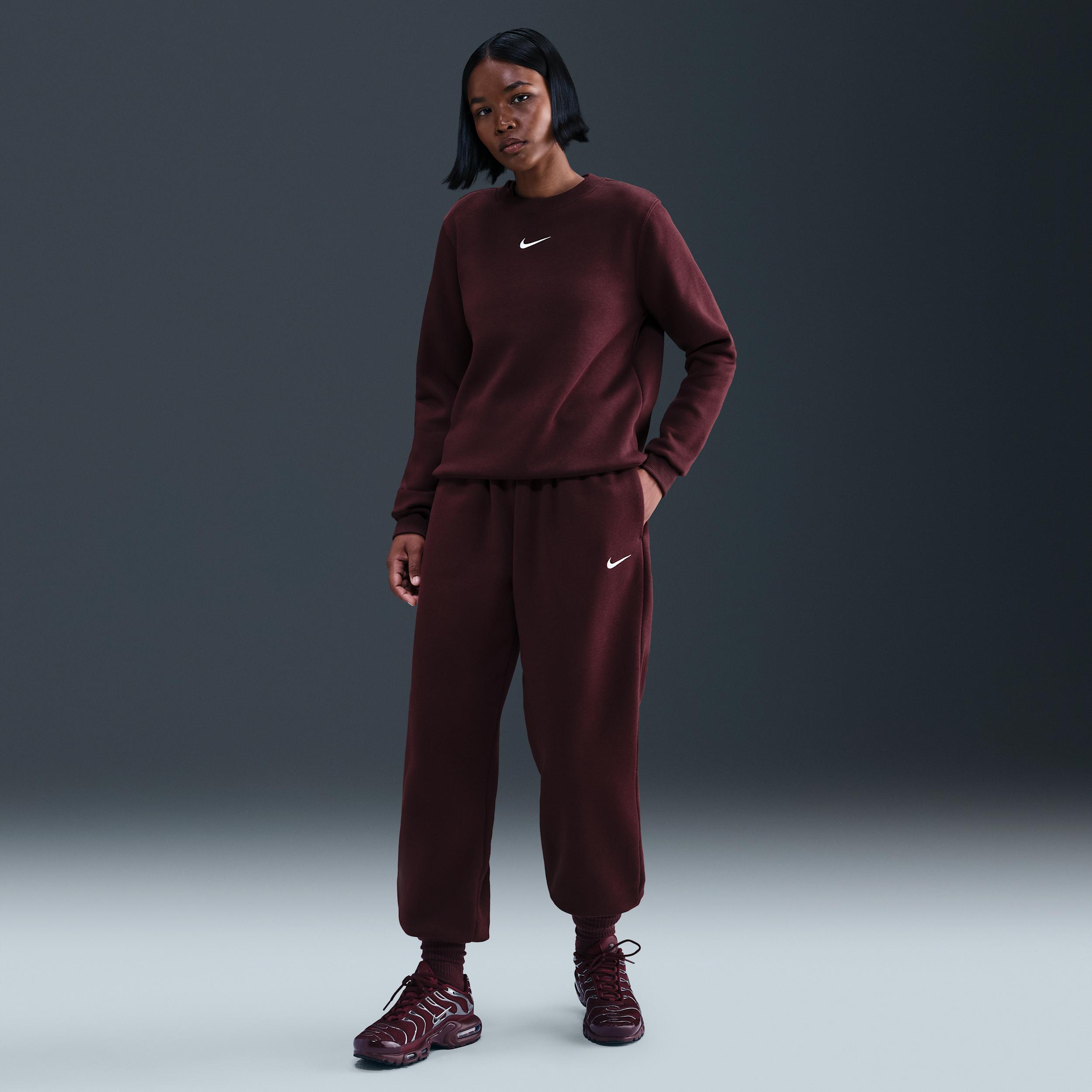 Women's Nike Sportswear Phoenix Fleece High-Waisted Oversized Sweatpants by NIKE