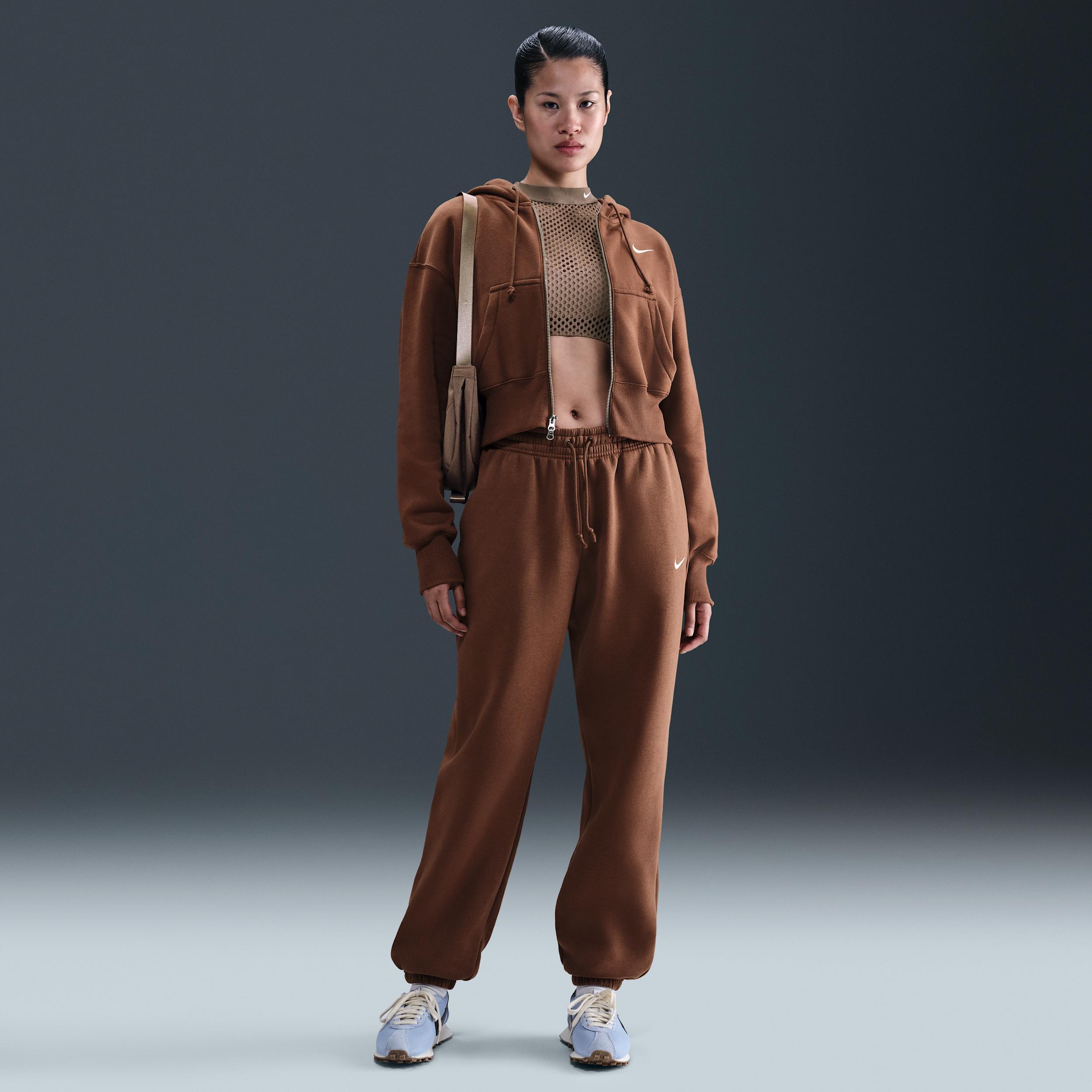 Women's Nike Sportswear Phoenix Fleece High-Waisted Oversized Sweatpants by NIKE