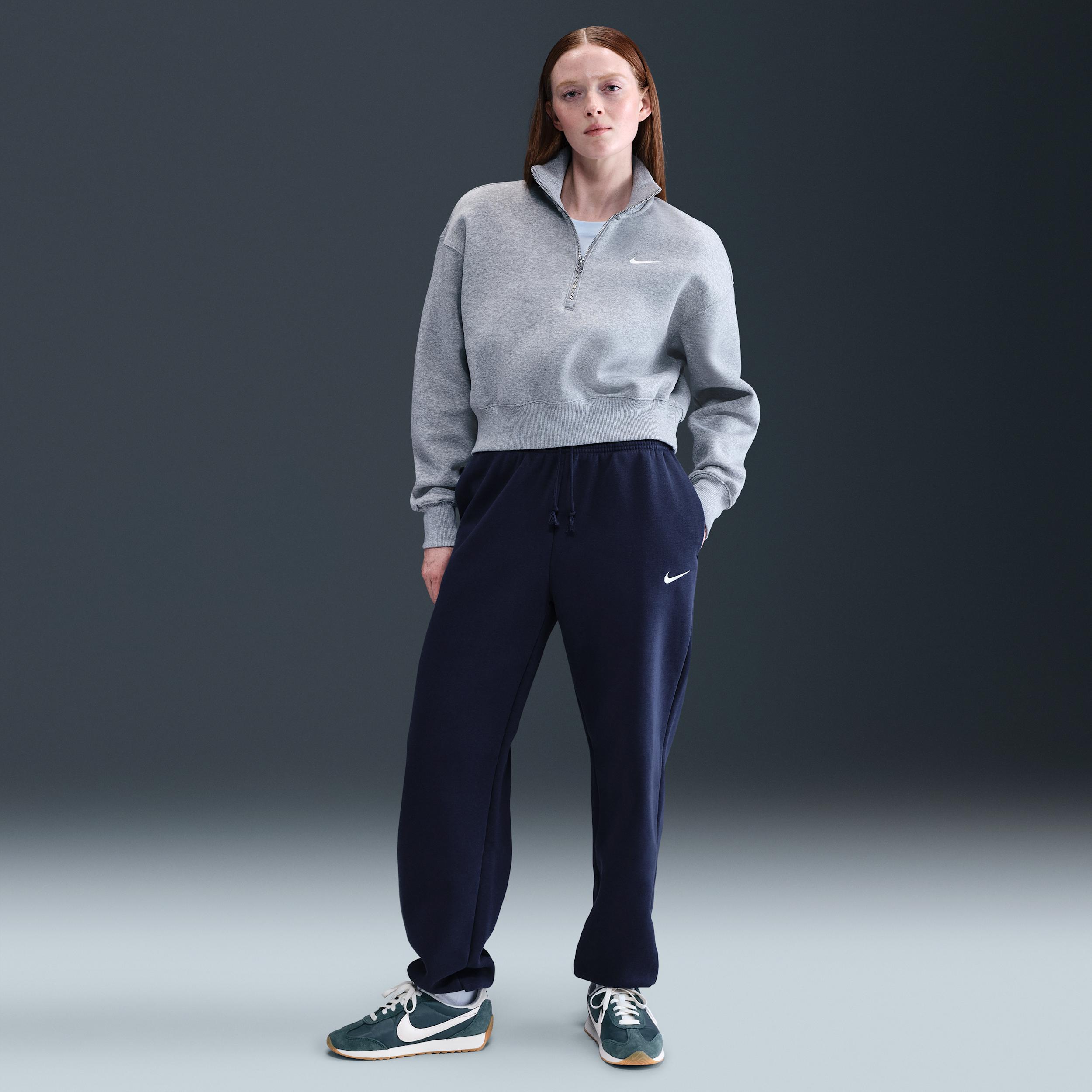 Women's Nike Sportswear Phoenix Fleece High-Waisted Oversized Sweatpants by NIKE