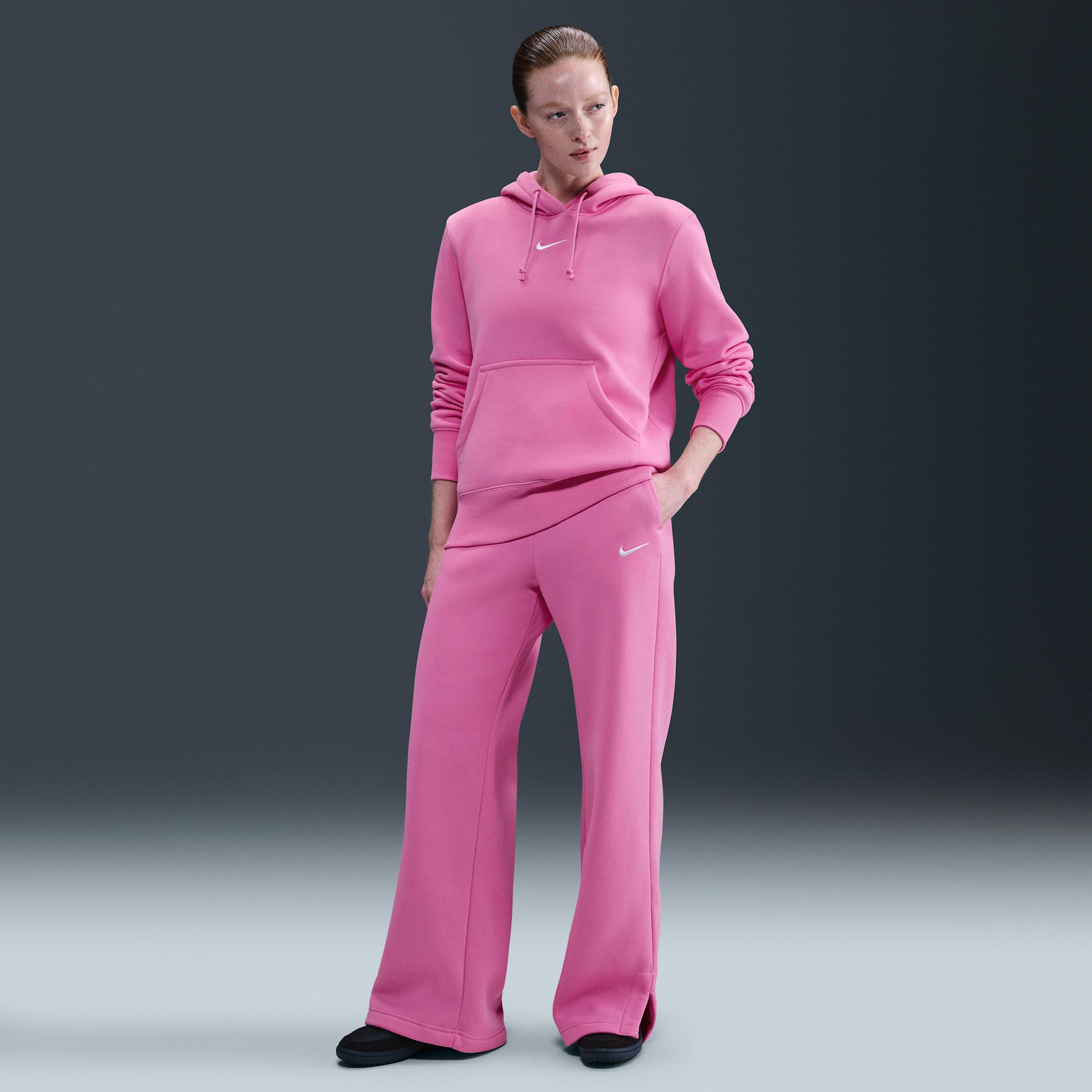 Women's Nike Sportswear Phoenix Fleece High-Waisted Wide-Leg Pants by NIKE