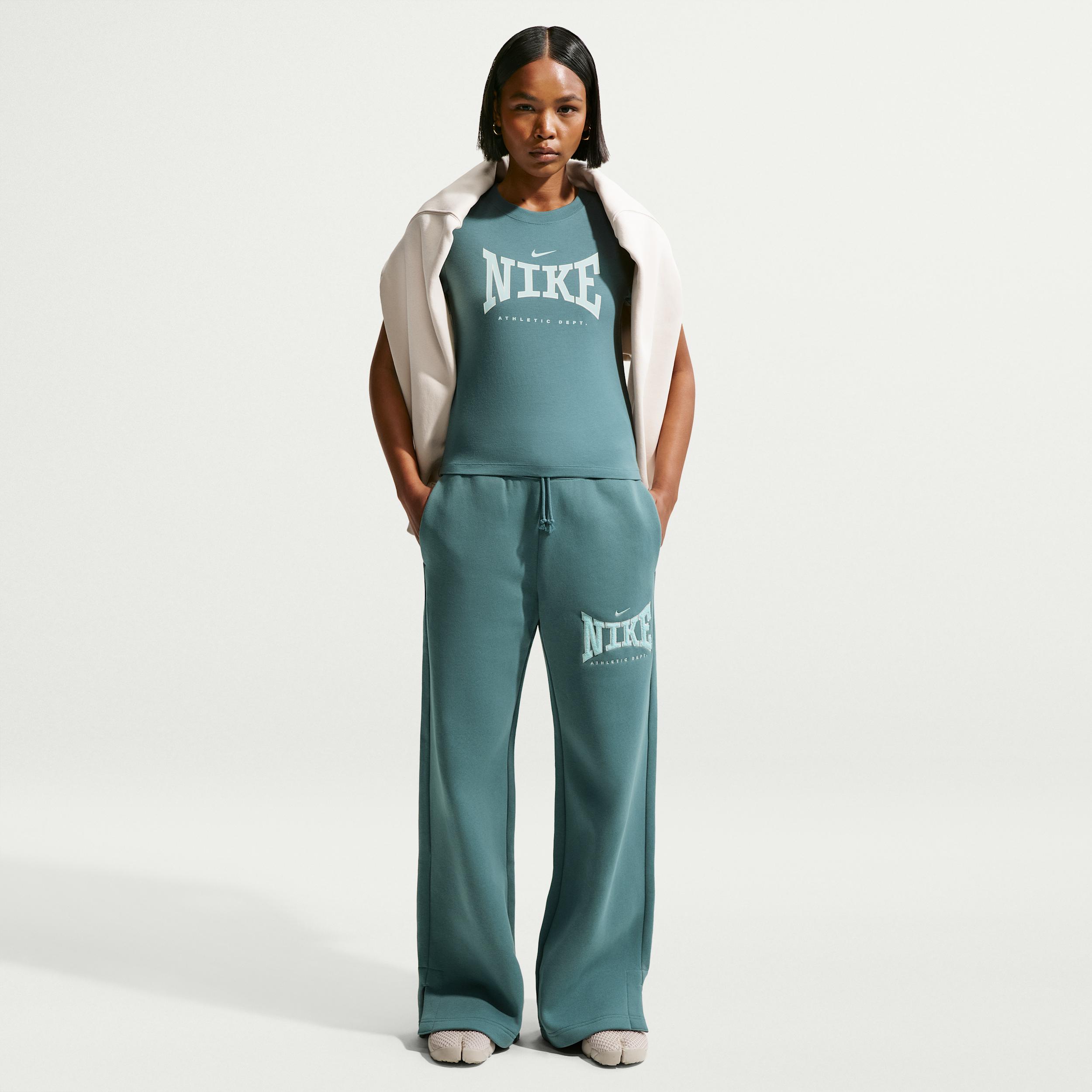 Women's Nike Sportswear Phoenix Fleece High-Waisted Wide-Leg Pants by NIKE