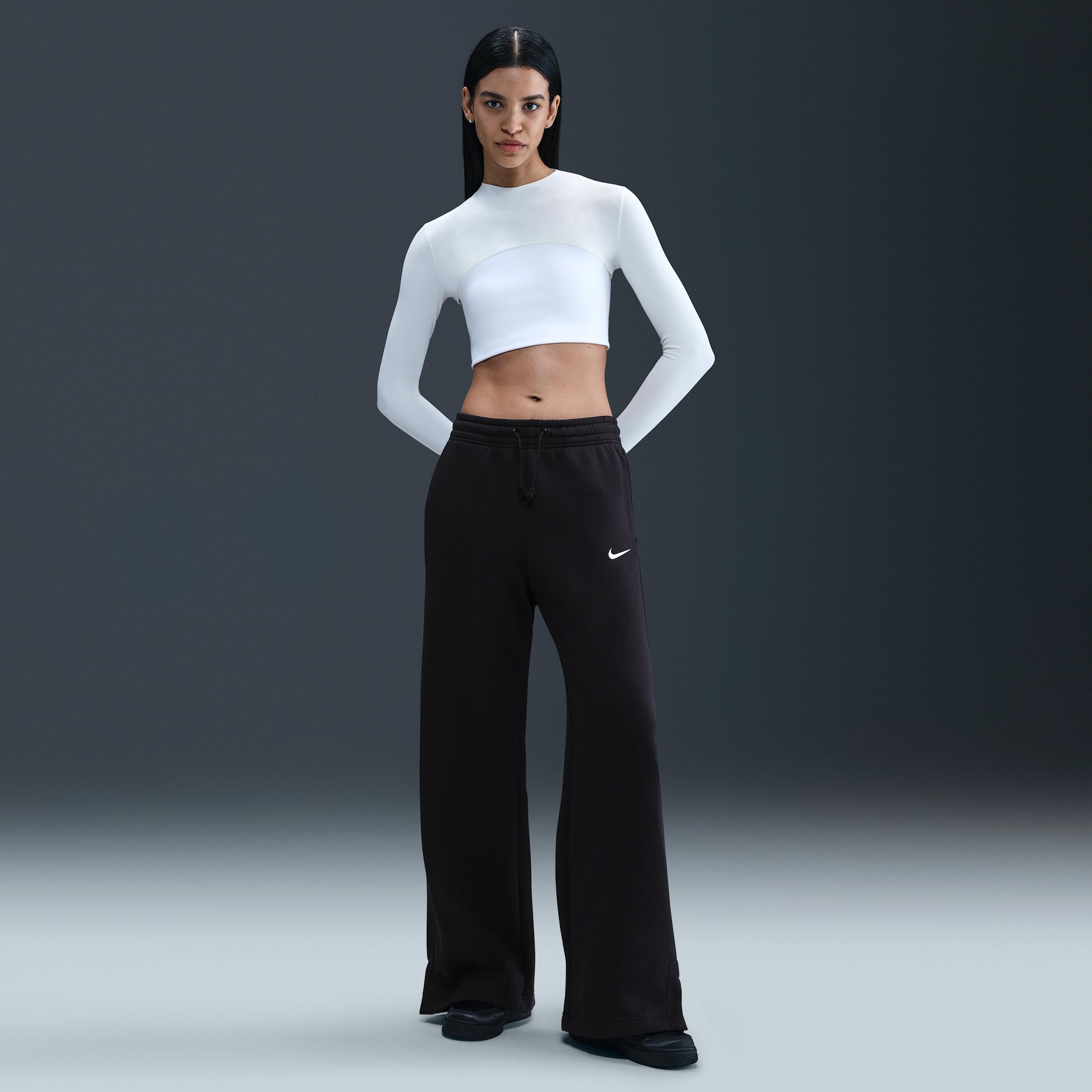 Women's Nike Sportswear Phoenix Fleece High-Waisted Wide-Leg Pants by NIKE